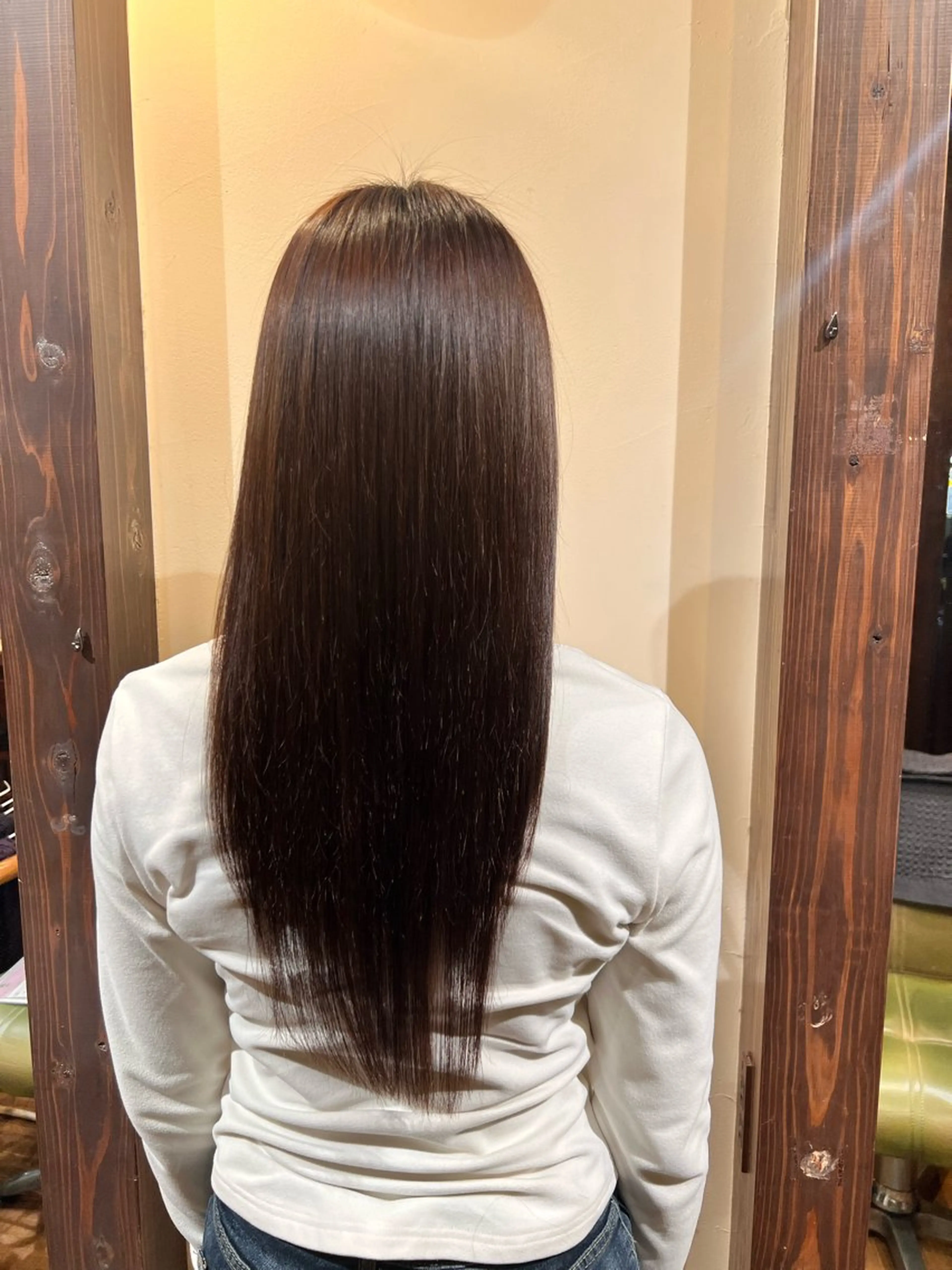ロング 縮毛矯正 Luster Friends所属・まゆ/髪質改善 ストレート/スパ🫧のヘアスタイル