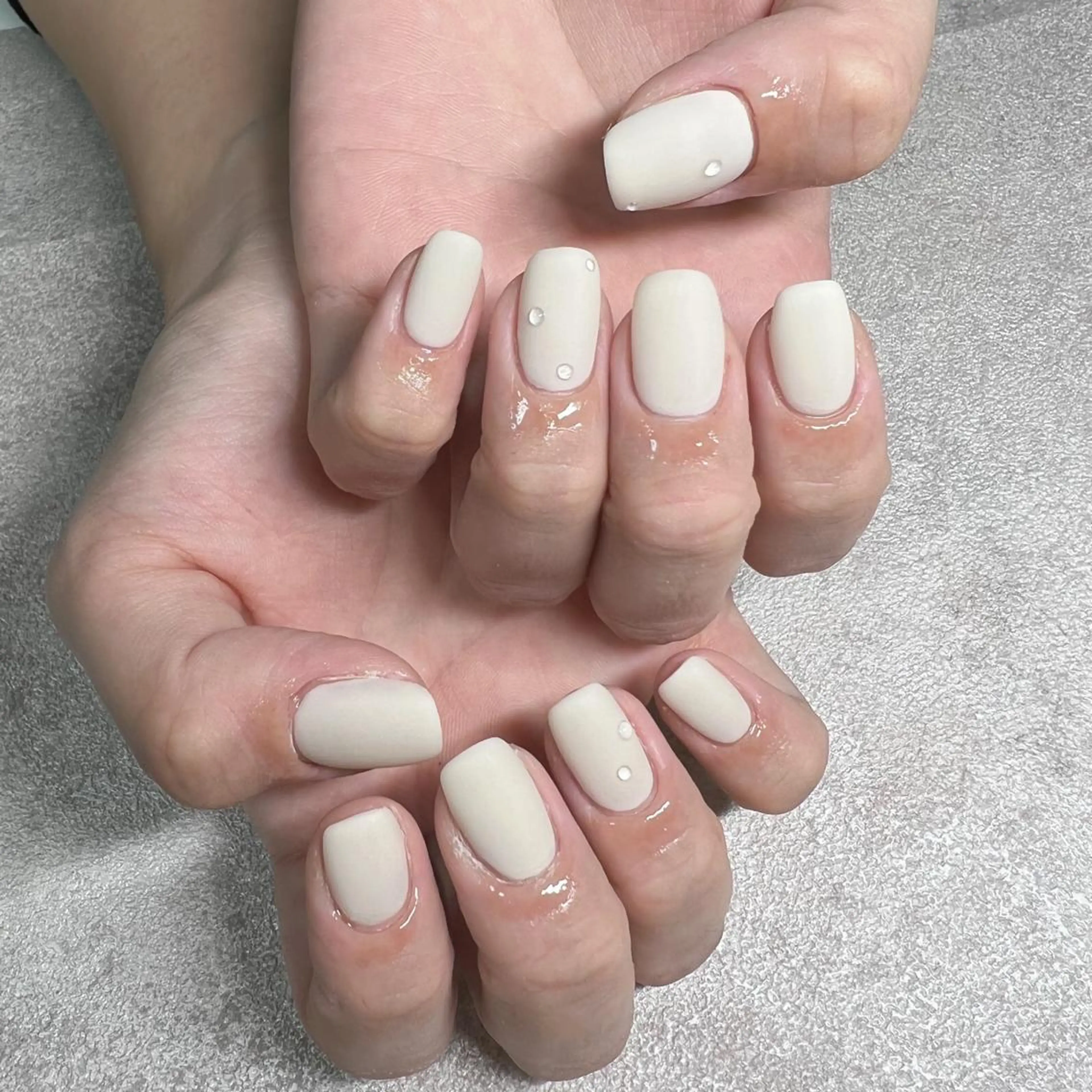 ネイル マットネイル ハンドネイル 川端 京香のネイルデザイン