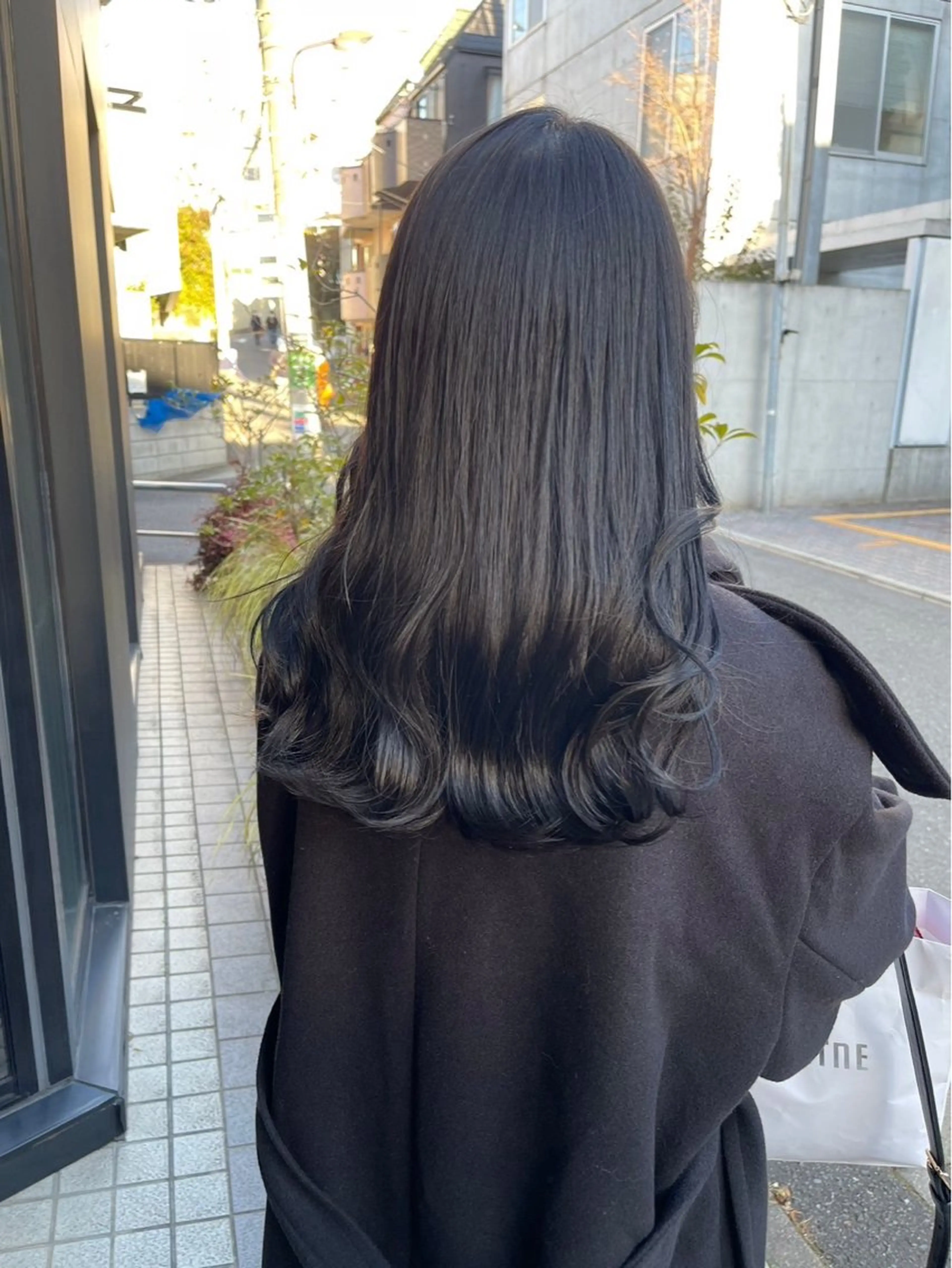 ロング 暗髪🐈⬛艶髪☔︎ 愛弥のヘアスタイル
