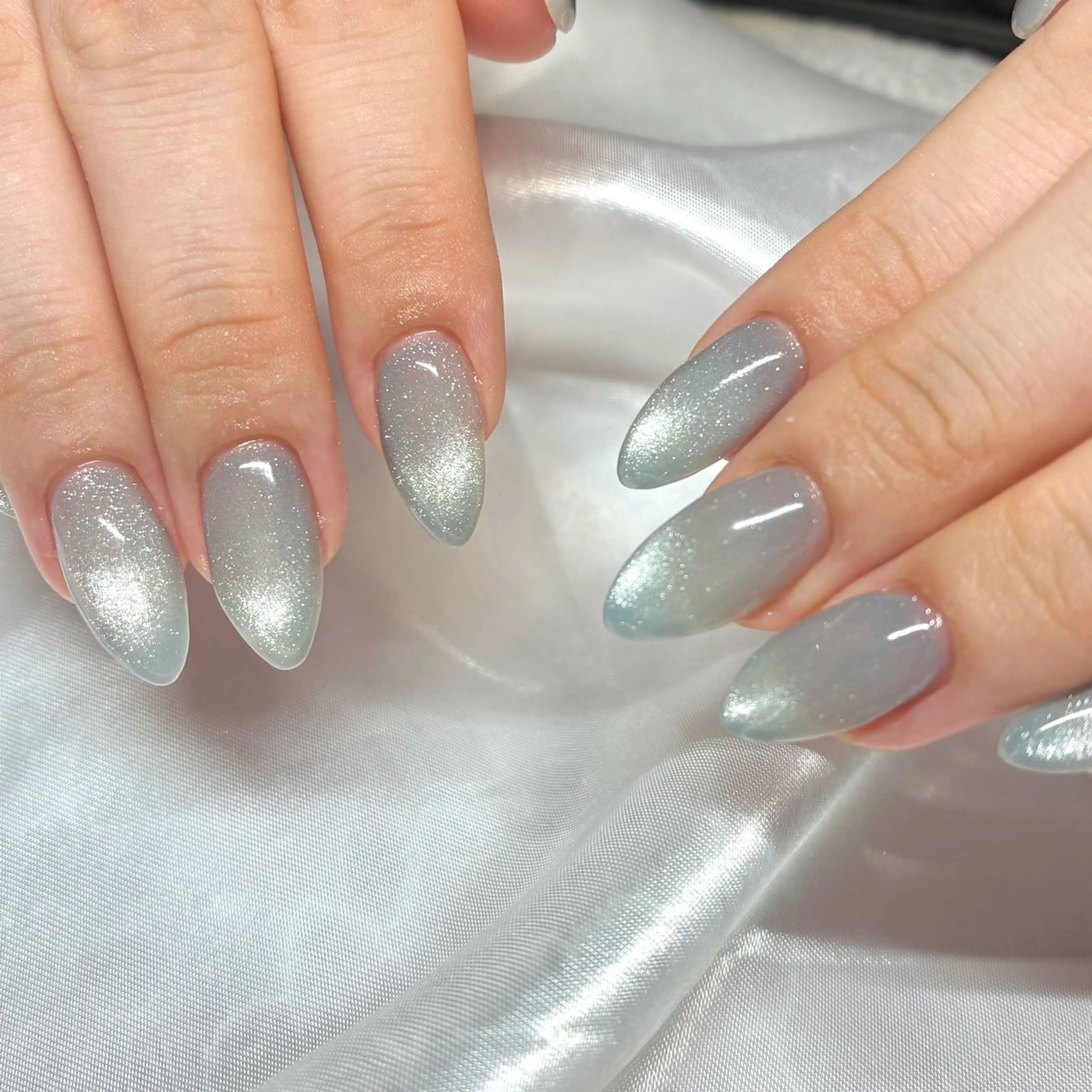 ネイル ジェルネイル マグネットネイル ハンドネイル Nail ヌシん家 AKANEのネイルデザイン