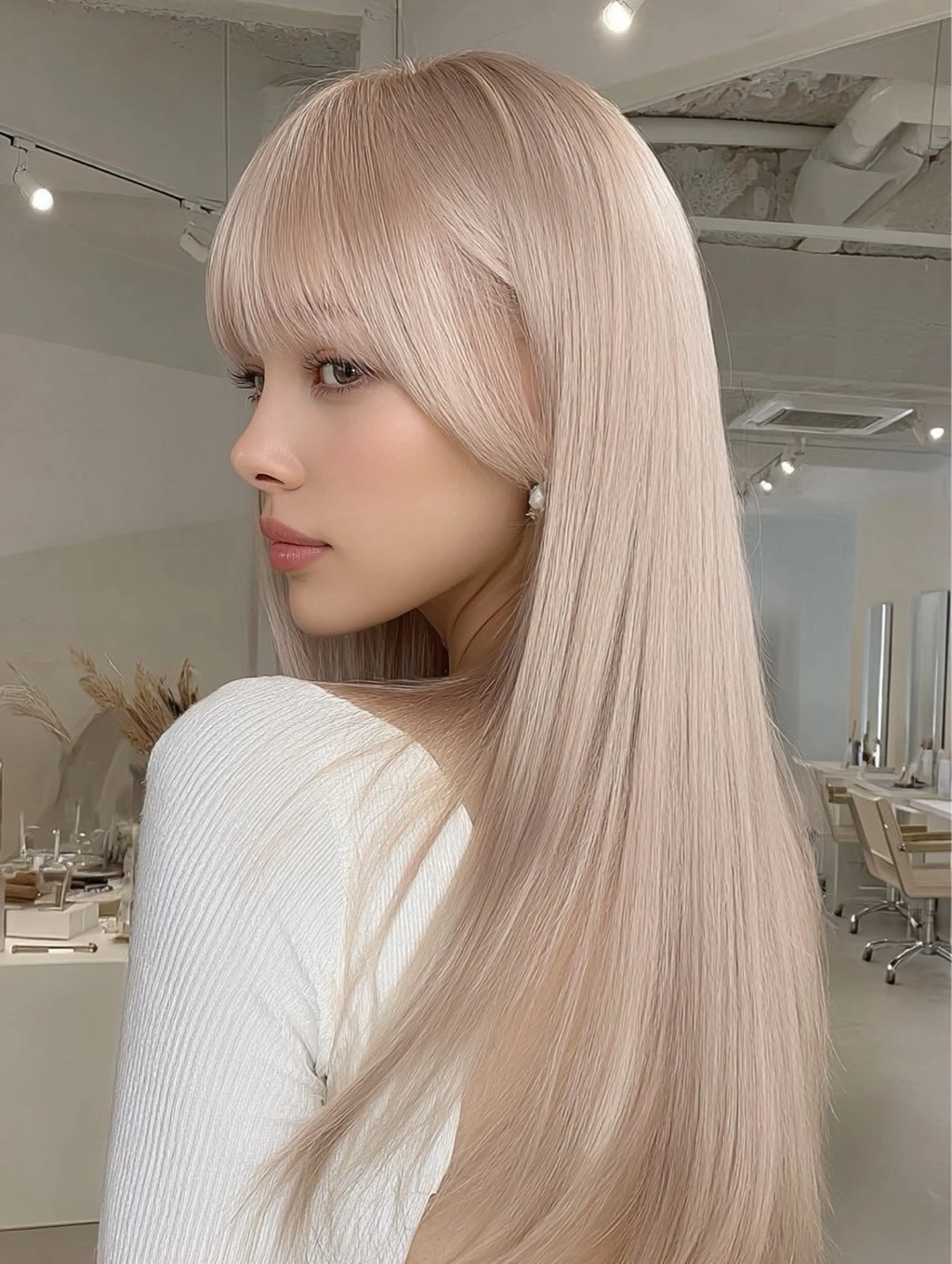 カラー ヘアカラー ayano/ 艶カラー✨/韓国風のヘアスタイル