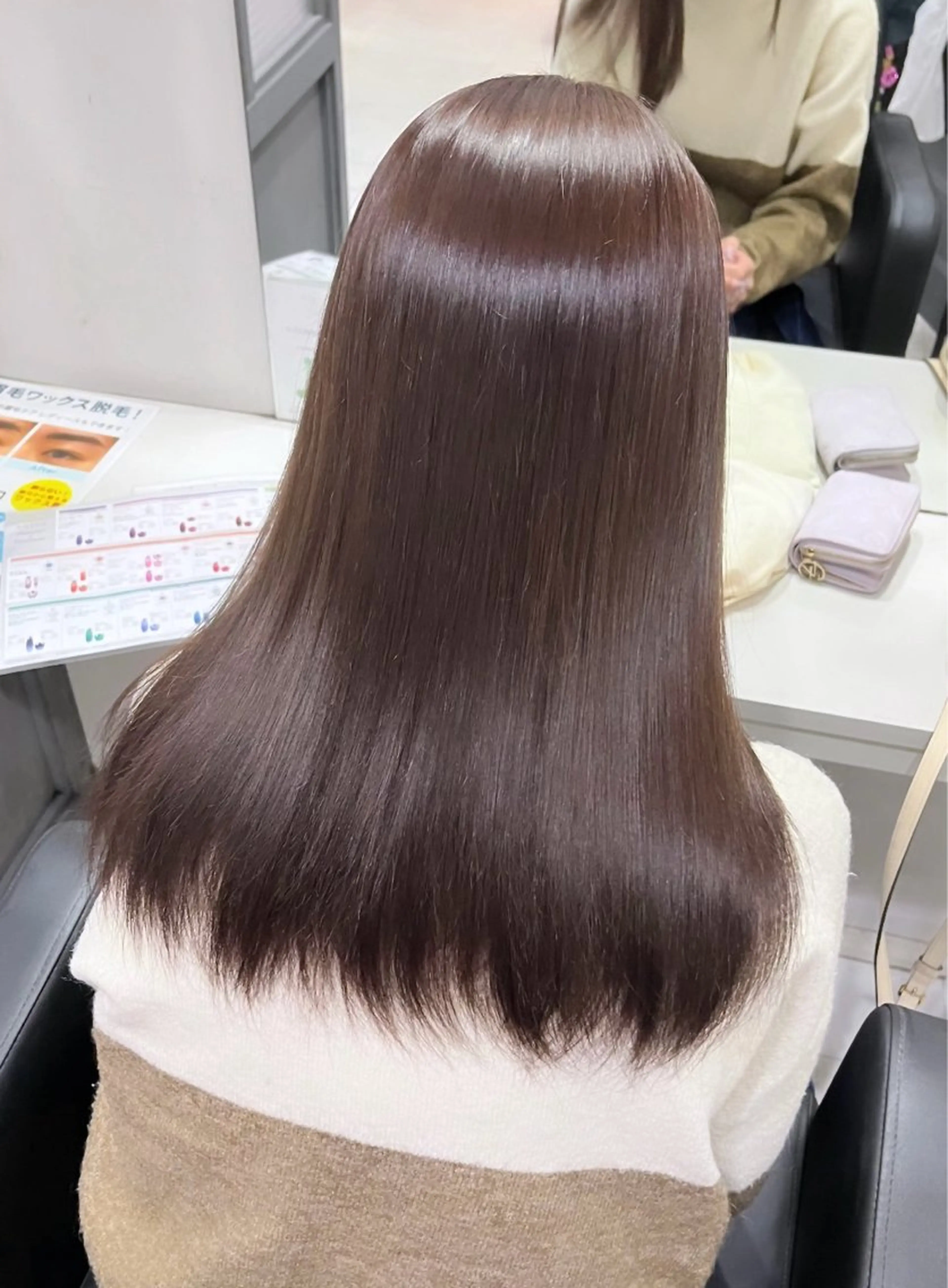 セミロング カラー ヘアカラー トリートメント 🦋エクステ/透明感 /艶髪🦋REISAのヘアスタイル