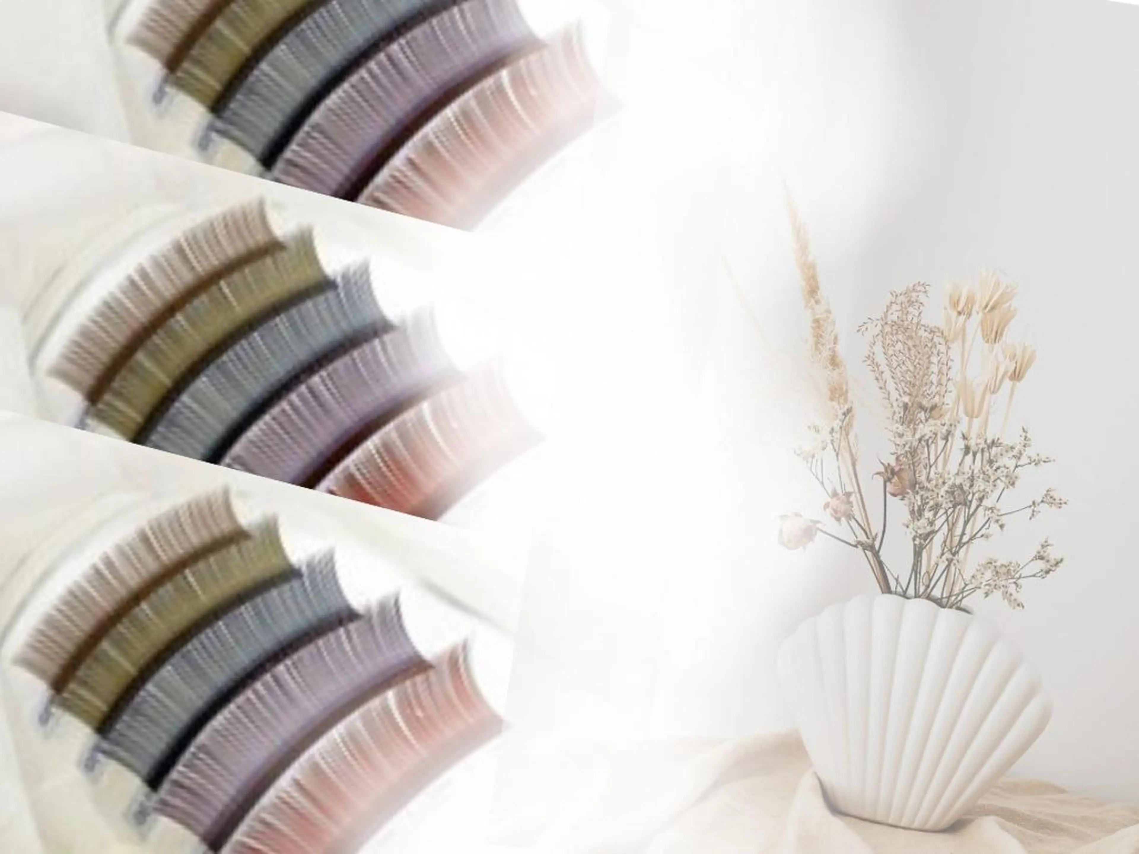 【minimo限定価格🤎】フラットラッシュ｟カラー2色まで｠120本　コーティング付の写真