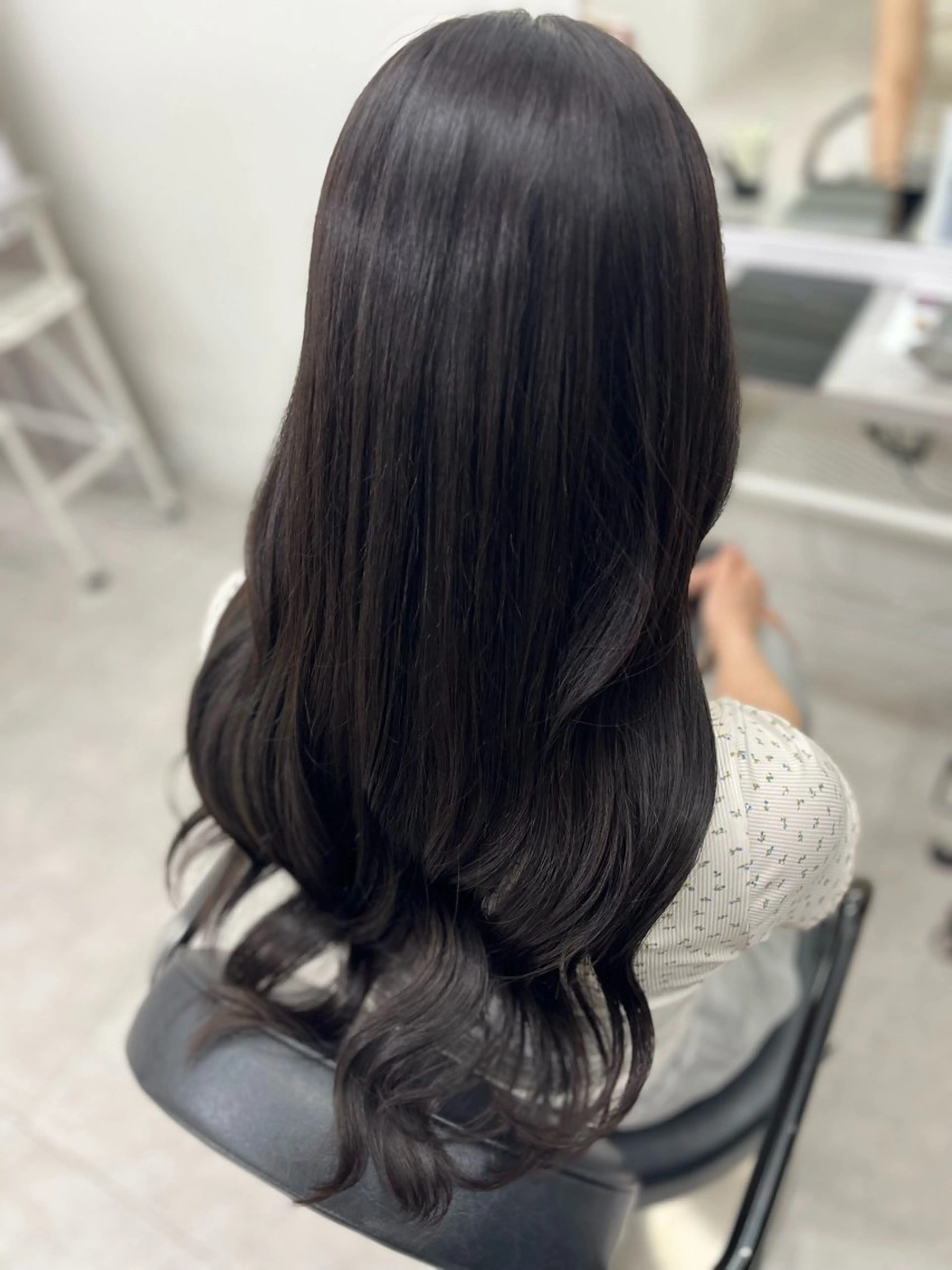 ロング カラー ブラウンカラー ラベンダーカラー カット ヘアカラー トリートメント 🫧ぷる艶カラー🫧 Yuubi🦩のヘアスタイル