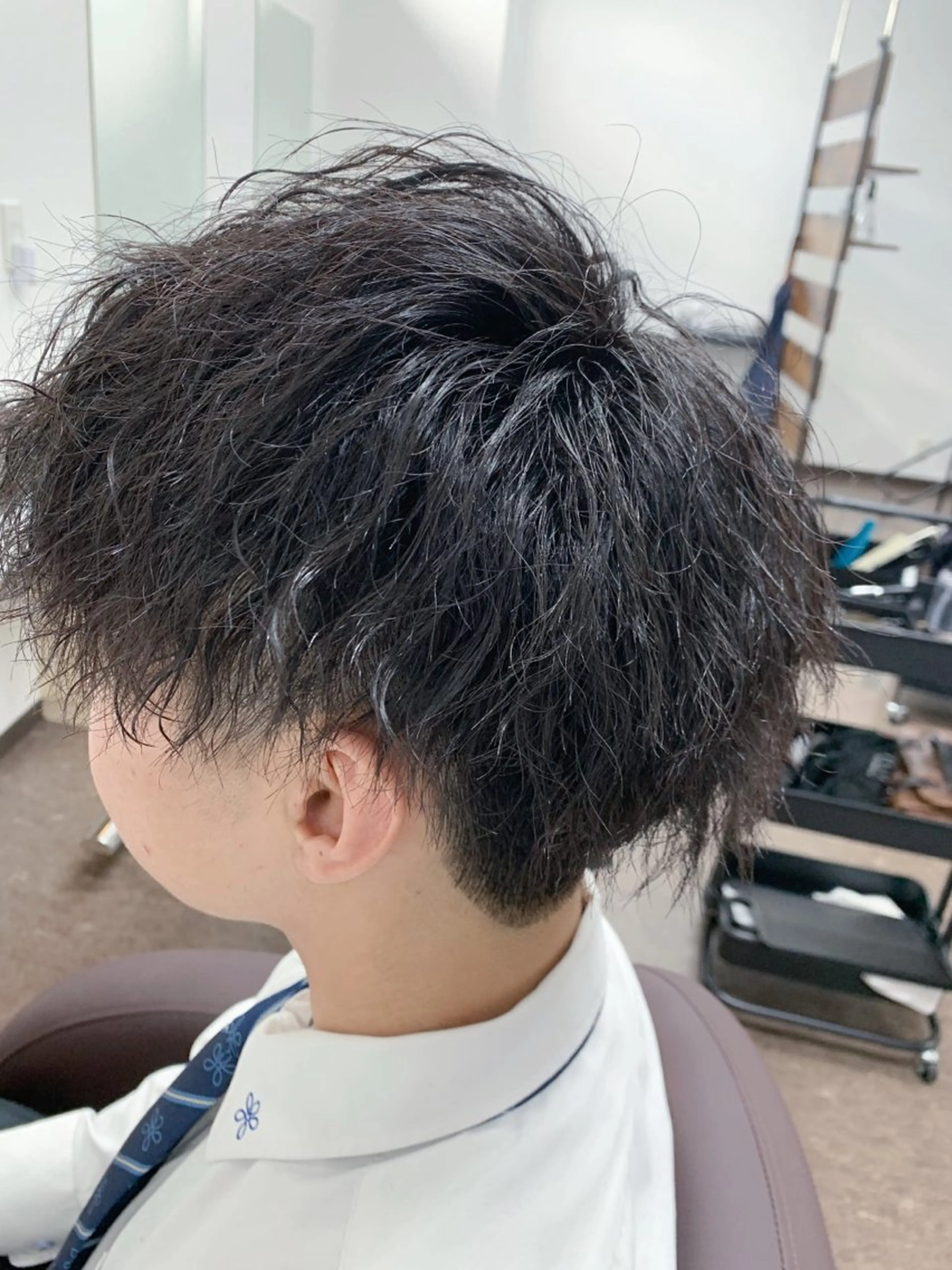 パーマ メンズ カット パーマ Ebise Kazunoriのヘアスタイル