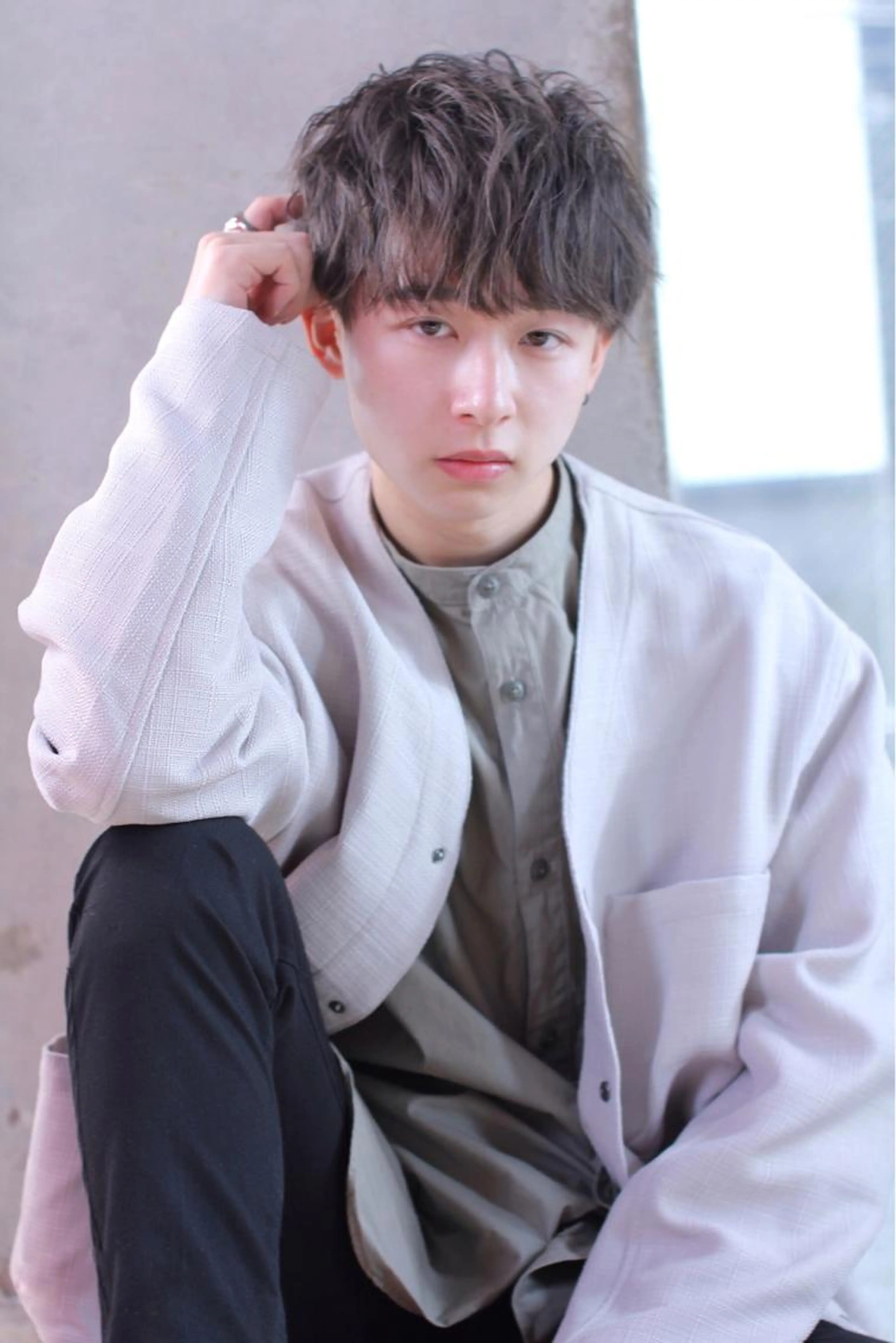 【カットパーマ🌀初回限定クーポン】メンズ似合わせカット➕パーマ➕生ケラチン➕毛髪補修トリートメントの写真