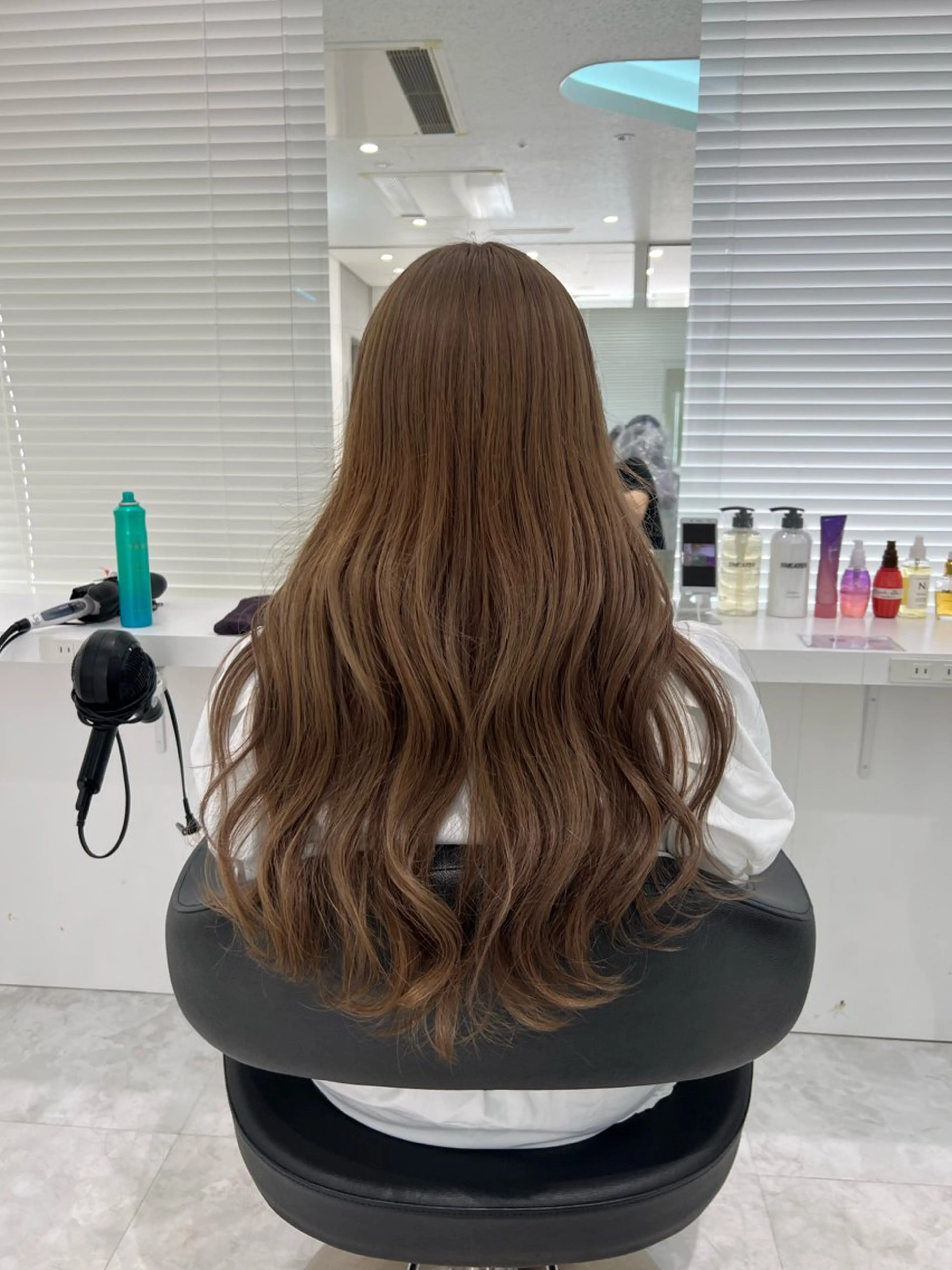 ロング カラー ヘアカラー トリートメント 艶髪グレージュ特化/ CHIKARAのヘアスタイル