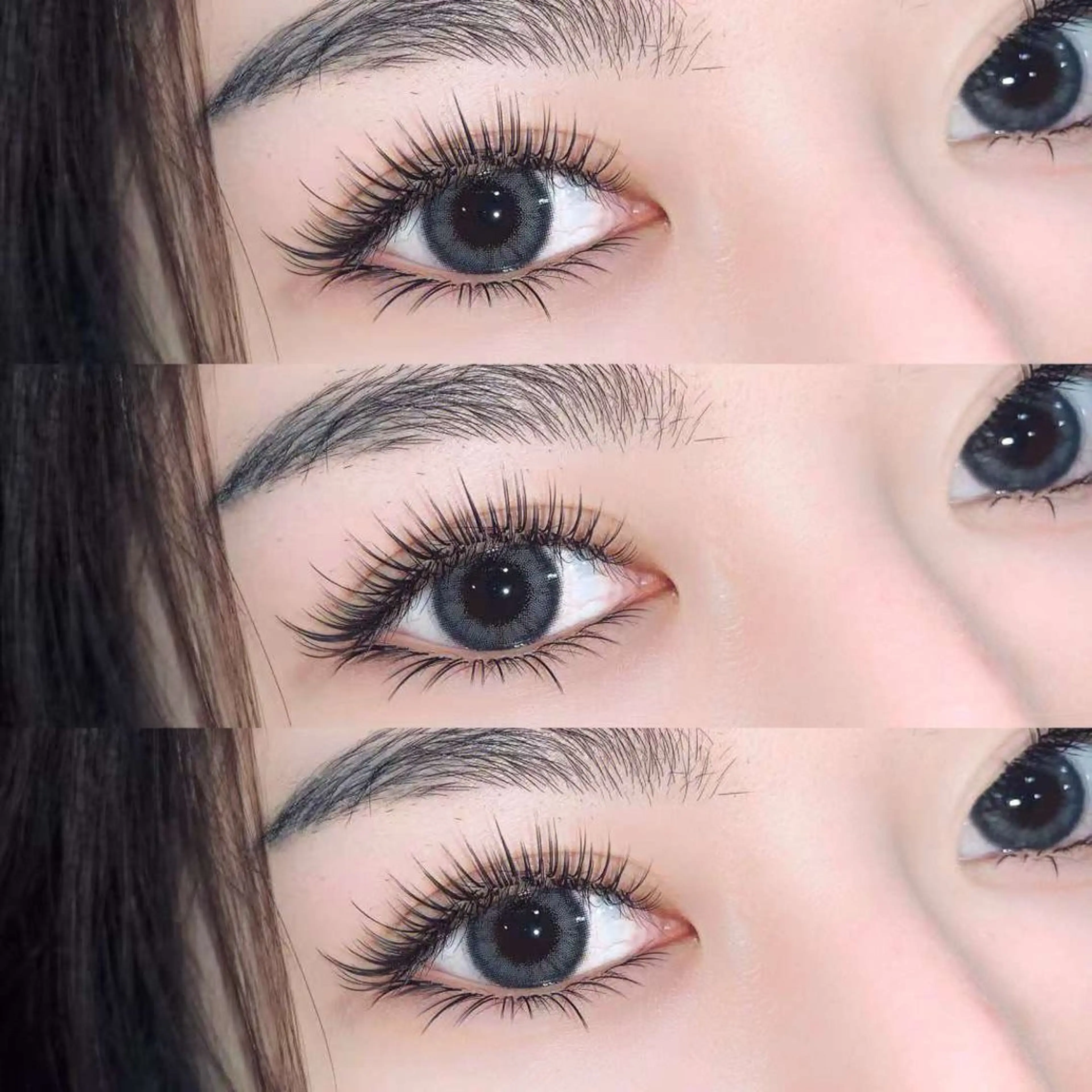 マツエク・マツパ 束感まつ毛 カラーマツエク フラットラッシュ パリジェンヌラッシュリフト まつげパーマ マツエク 🍓 KaNan🍓のマツエク・マツパデザイン