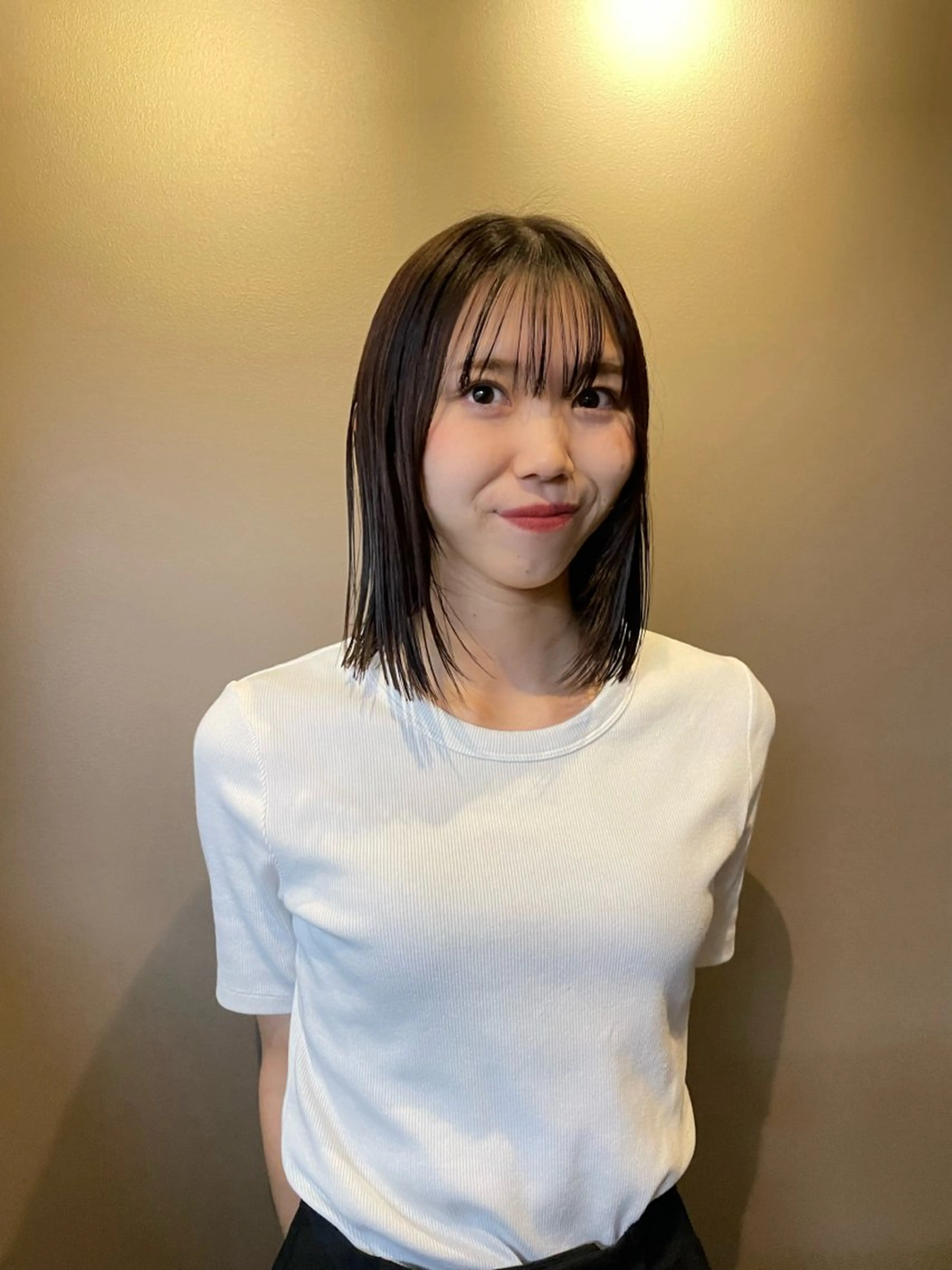 ミディアム レイヤーカット 前田 海耀のヘアスタイル