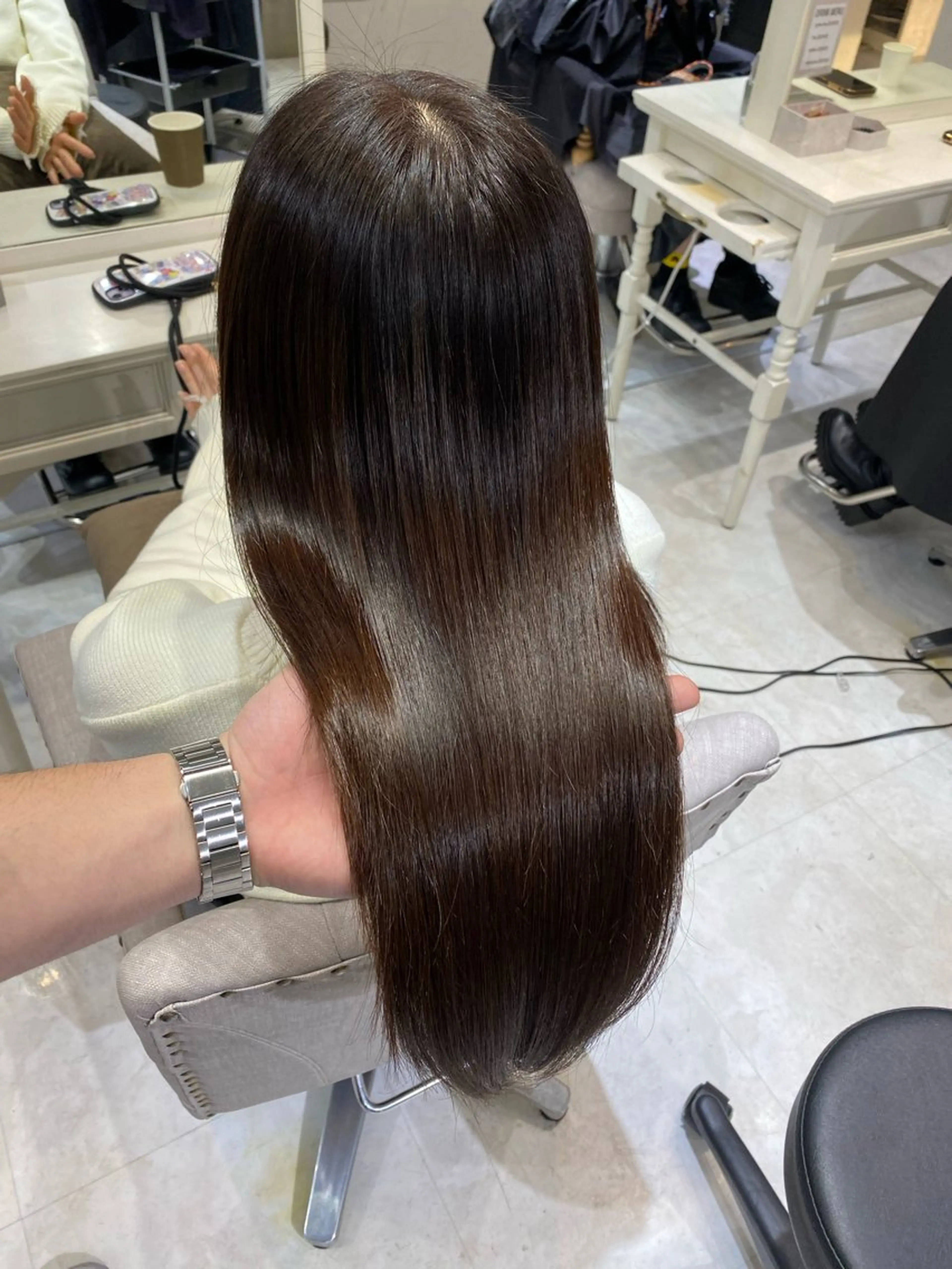 ロング 縮毛矯正 髪質改善×縮毛矯正 Core 片山健太のヘアスタイル