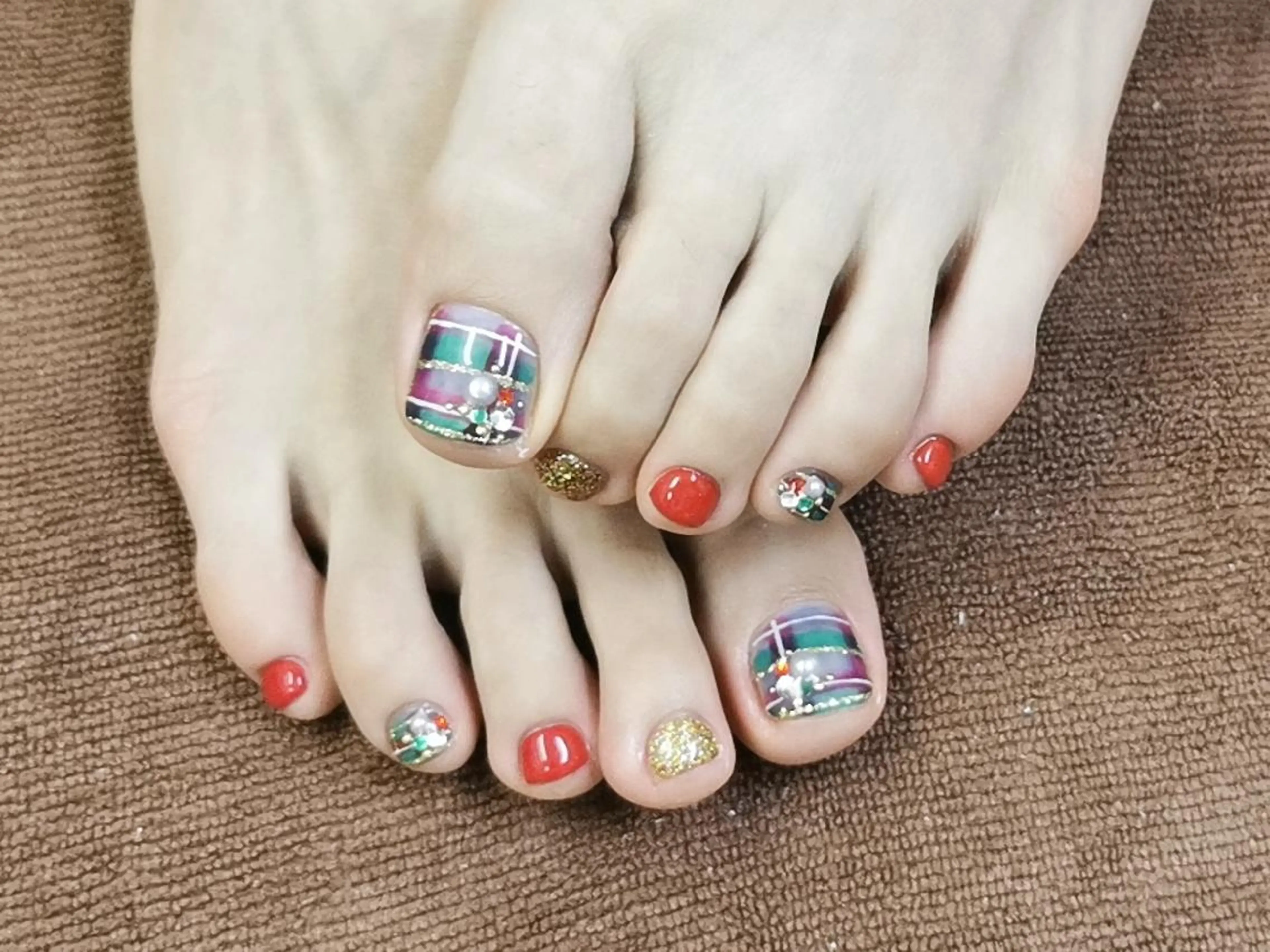 ネイル フットネイル 上福岡 らんらんのネイルデザイン