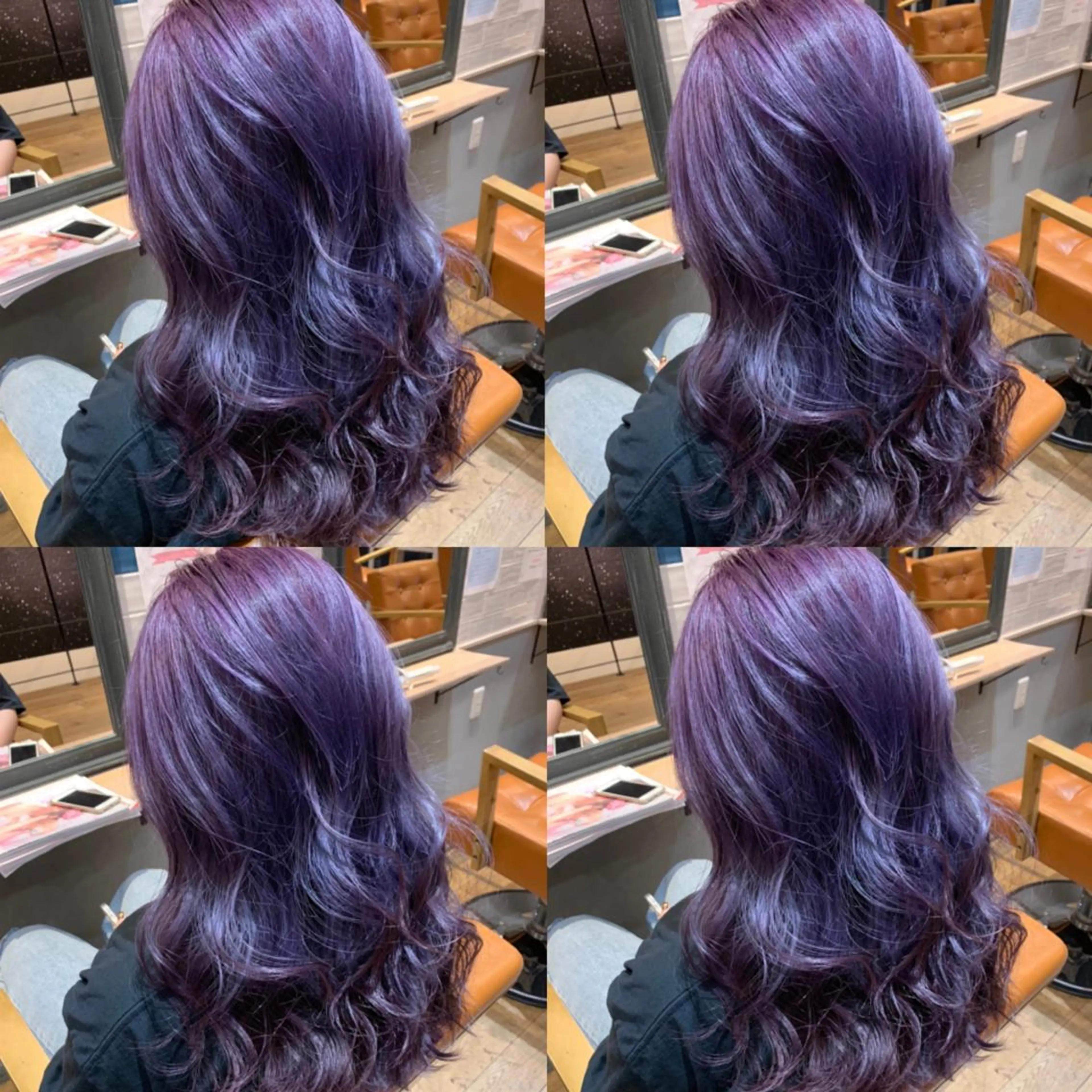 ロング カラー ヘアアレンジ ヘアカラー トリートメント 🦋韓国ヘア 坂本 菜摘🦋のヘアスタイル