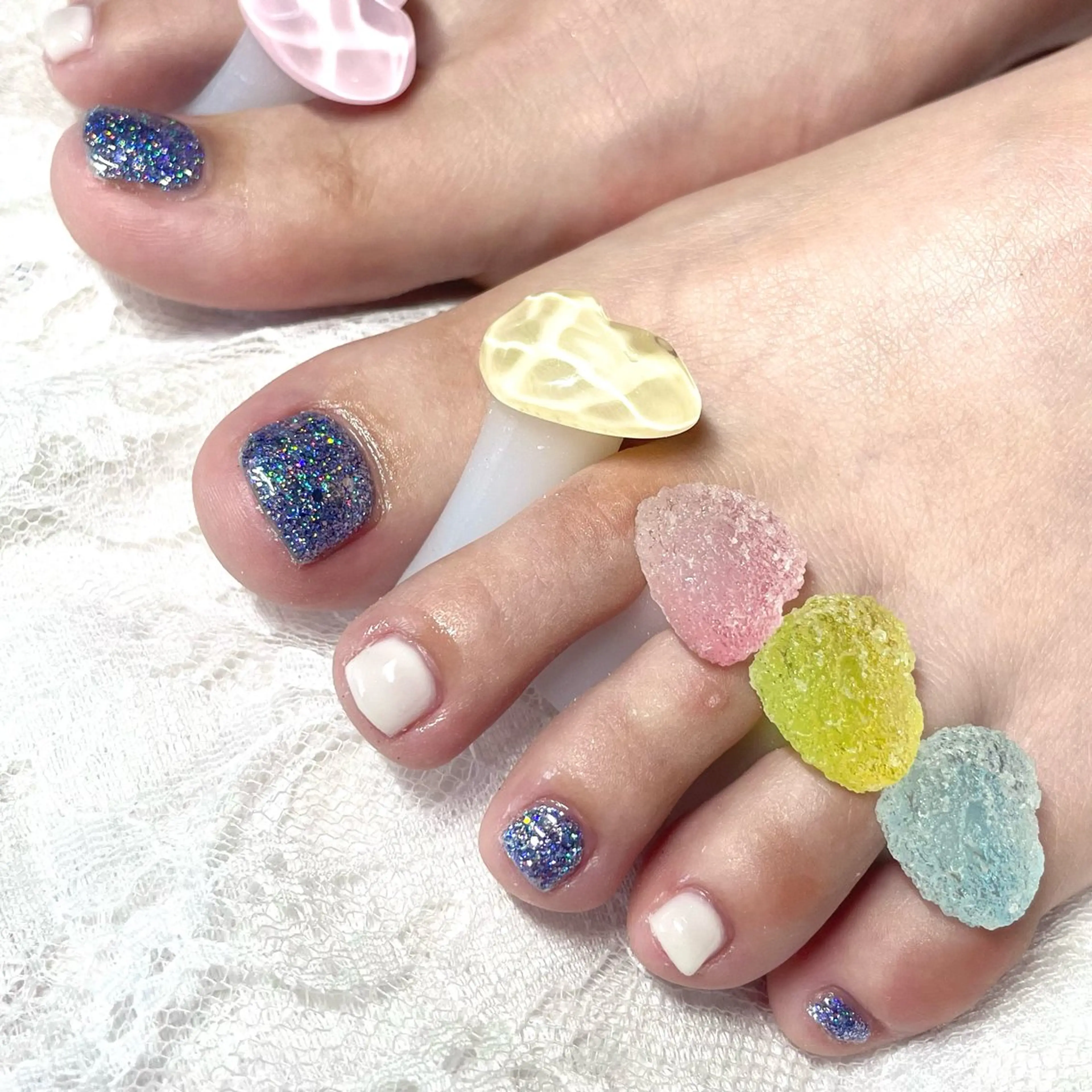 ネイル フットネイル Nail ヌシん家 AKANEのネイルデザイン