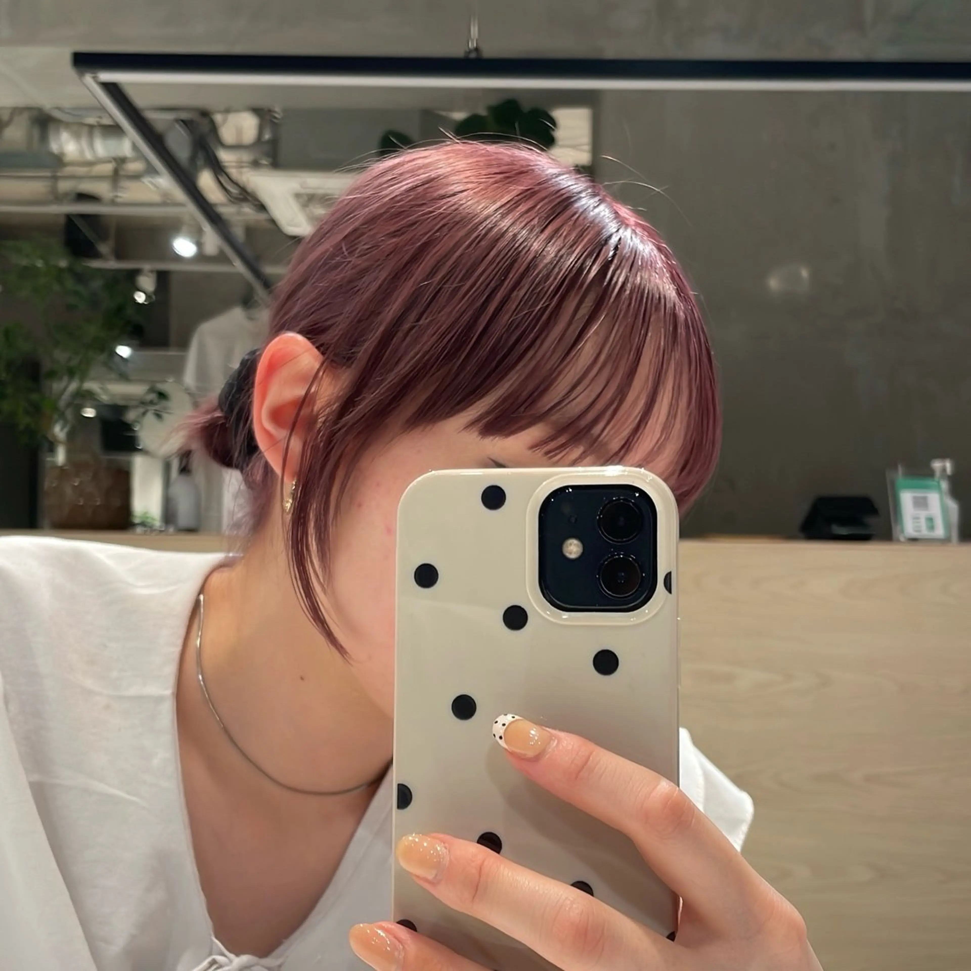 ミディアム カラー ブリーチ ヘアカラー トリートメント ケイ/ カットモデル募集中のヘアスタイル