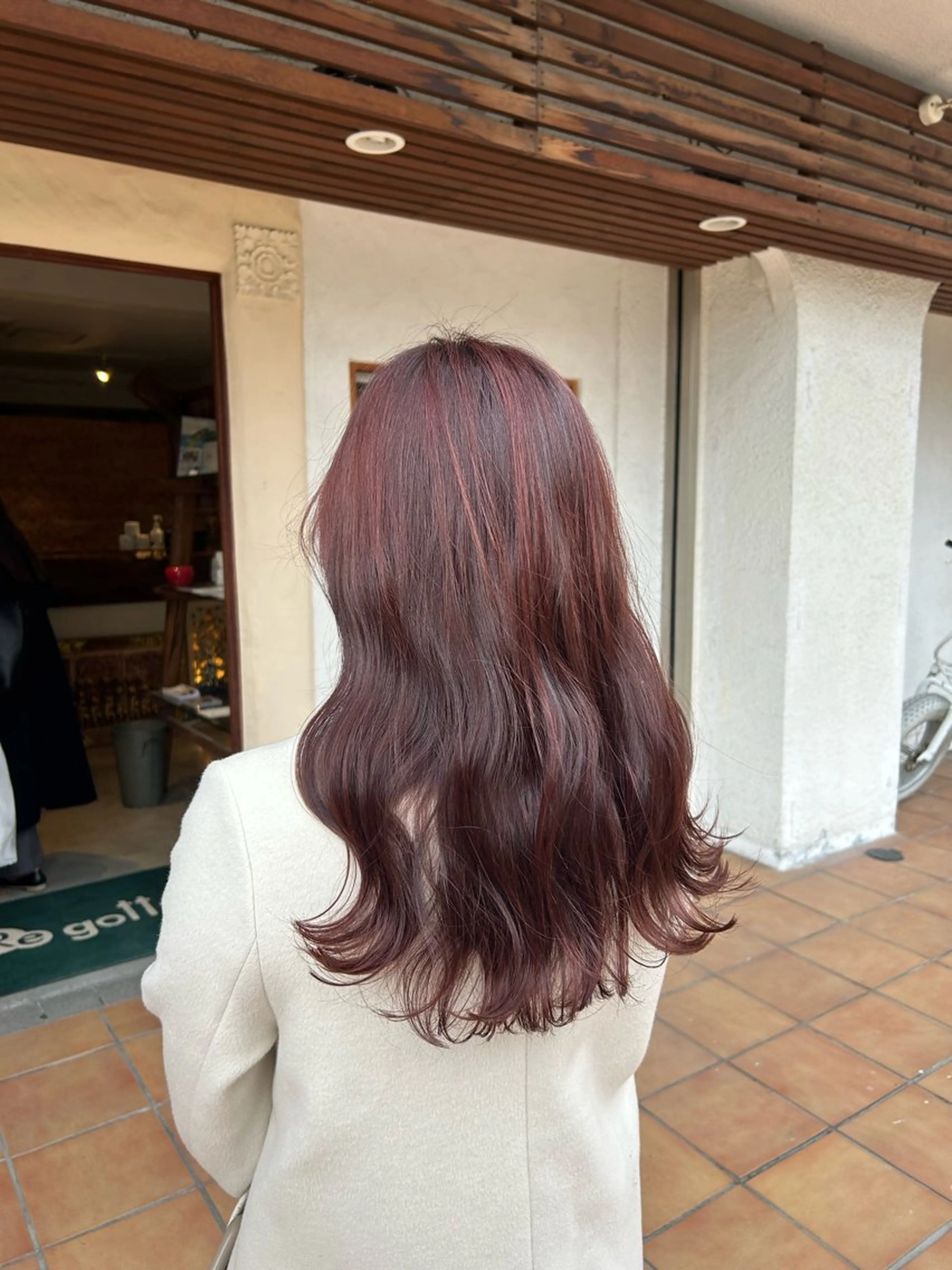 ロング カラー カット ヘアカラー トリートメント ヘッドスパ putri 川邉 優花のヘアスタイル