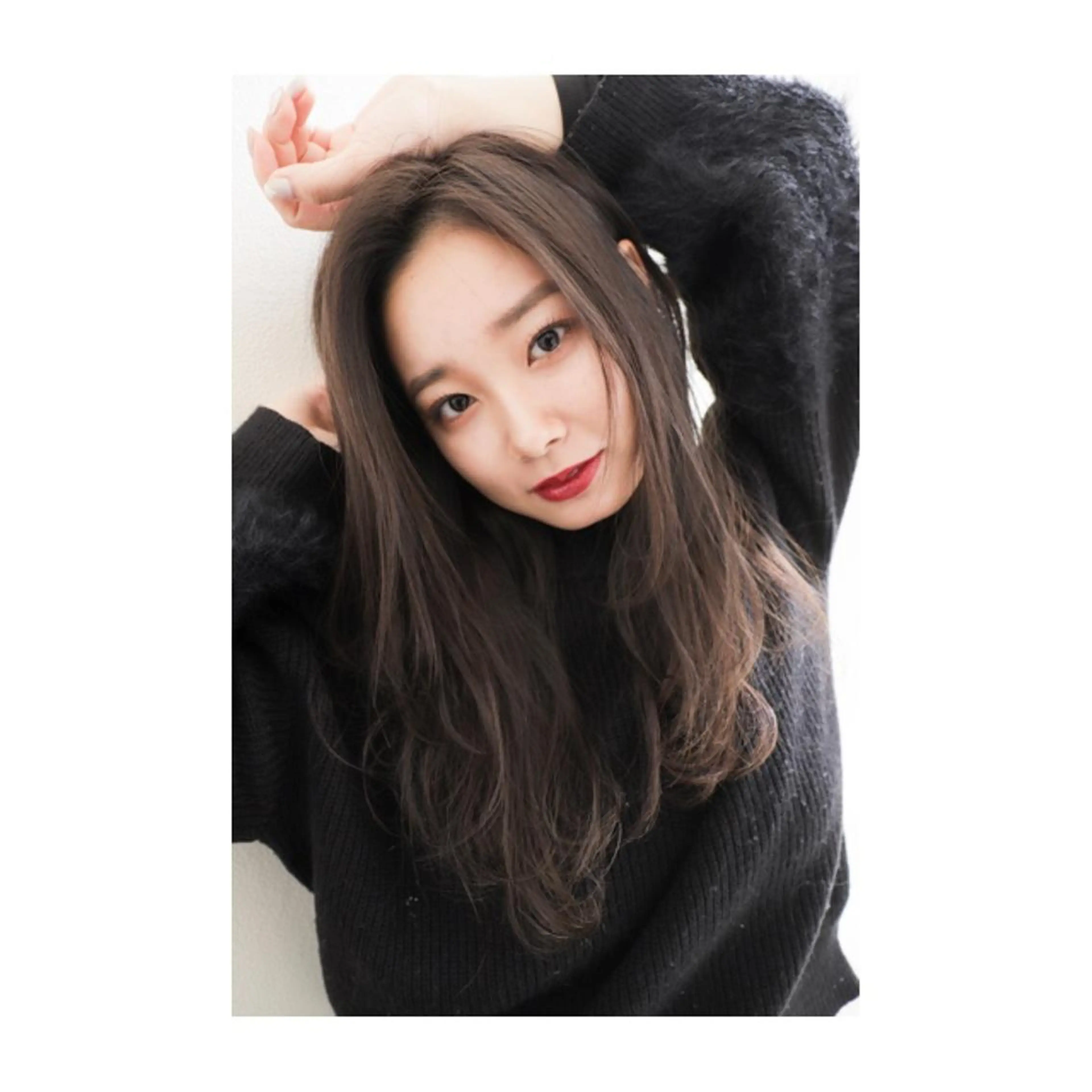 セミロング カラー 松戸　kiju オーナースタイリストのヘアスタイル