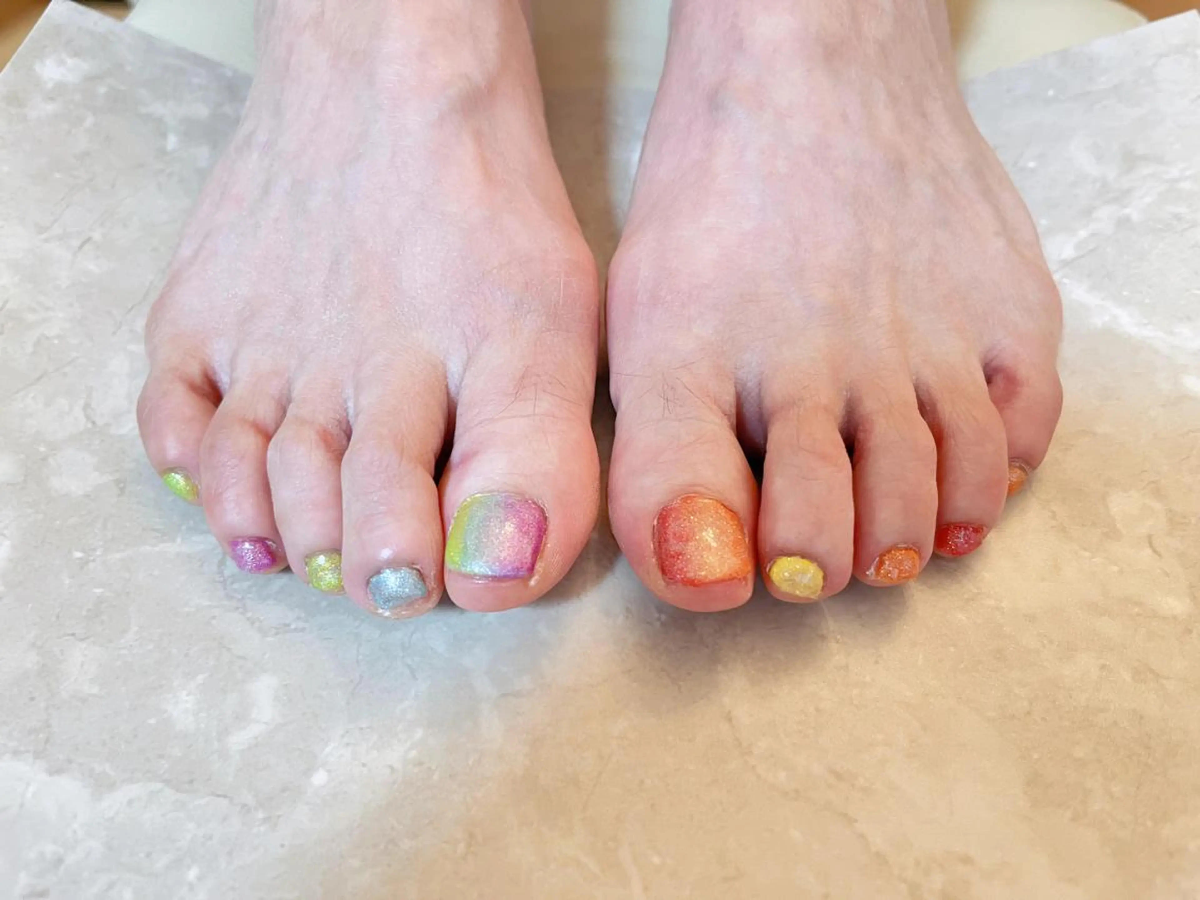 ネイル フットネイル シンプルネイル Luxy YUKIのネイルデザイン