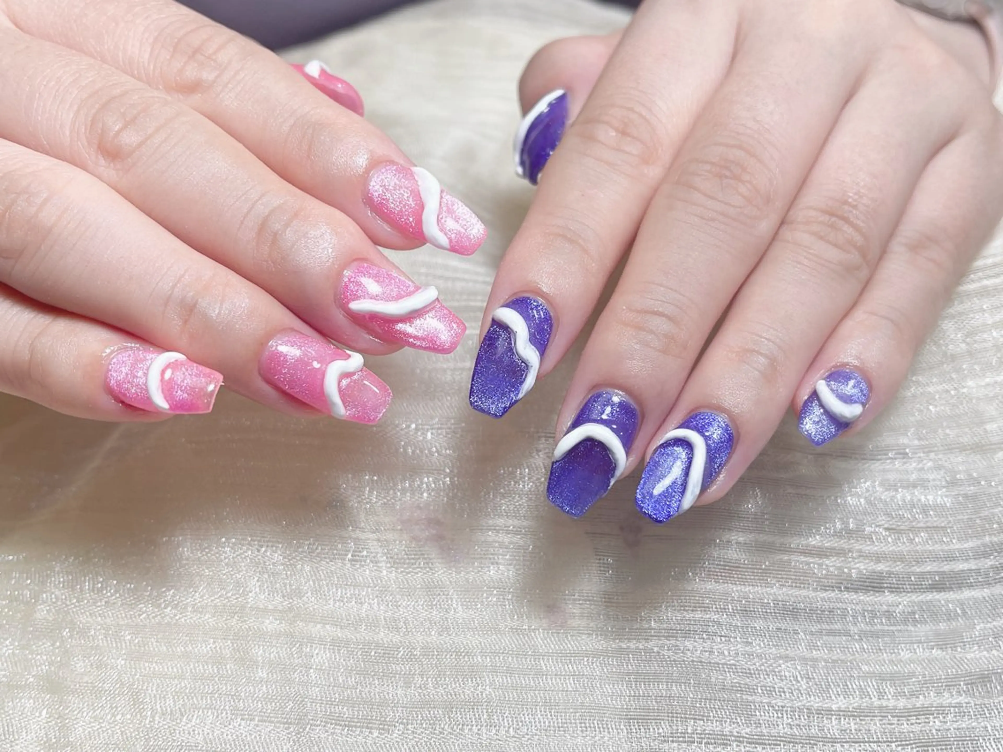 ネイル ハンドネイル 🎀ネイルサロン エクラYUI🎀のネイルデザイン