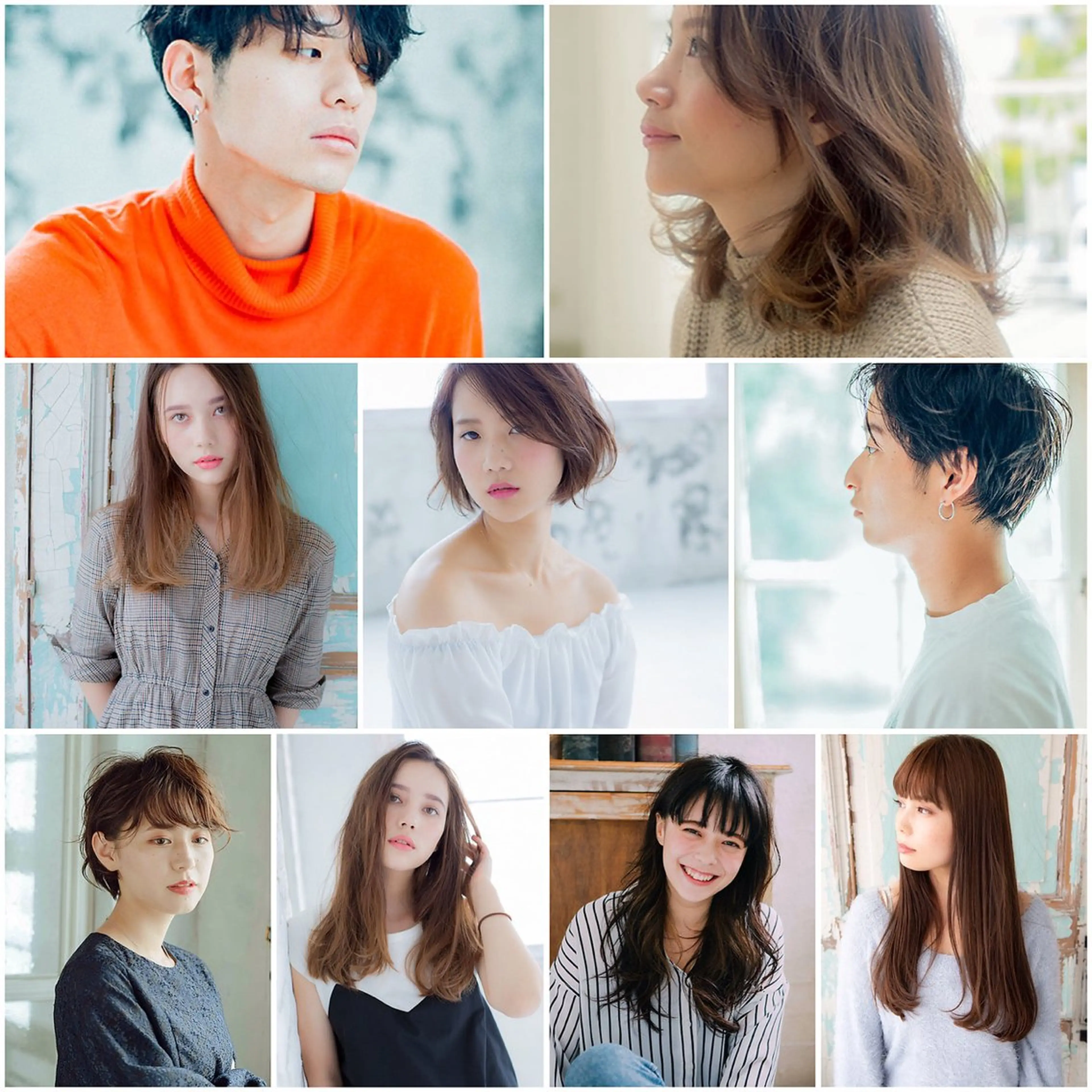 セミロング SHINY シャイニー千住大橋のヘアスタイル