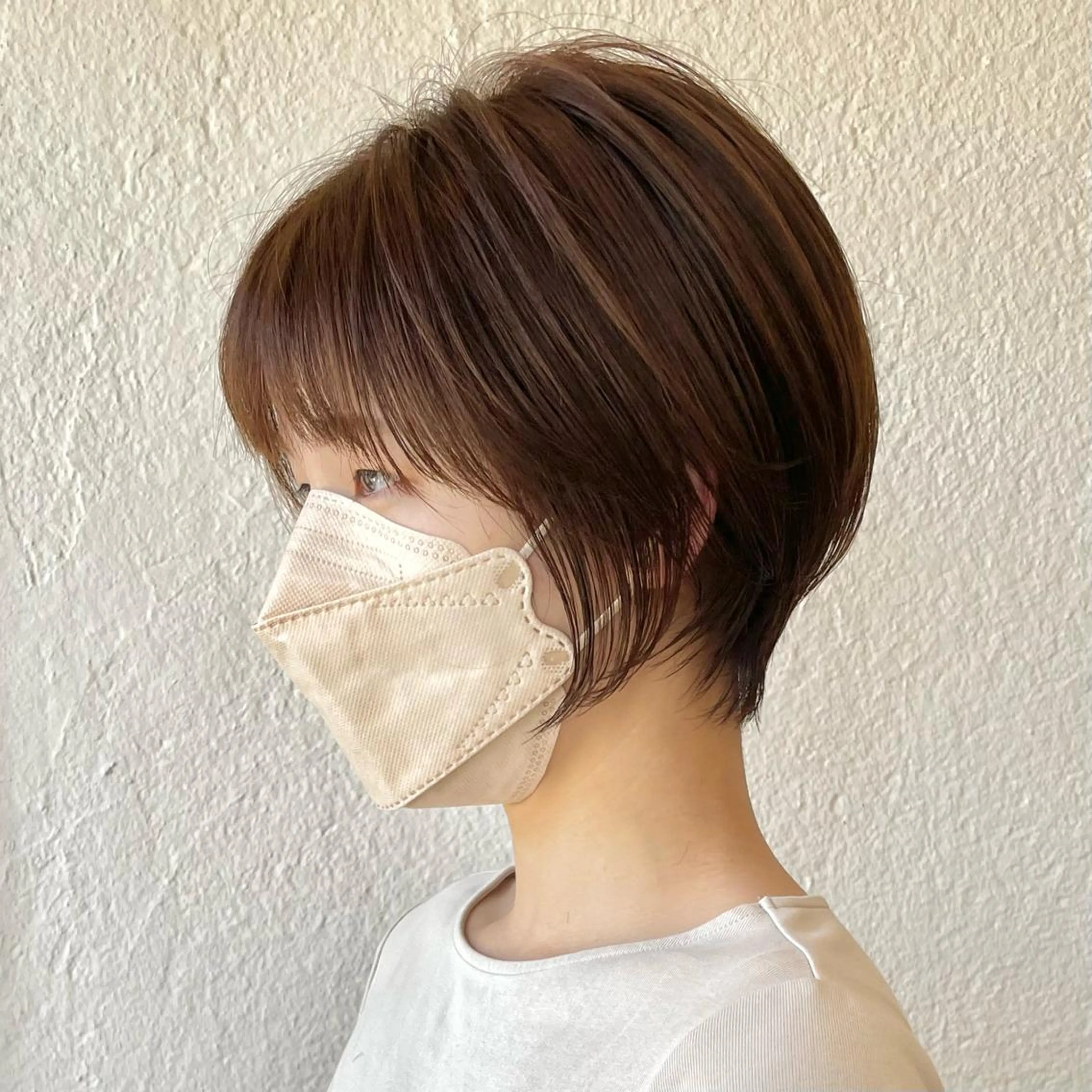 ショート カラー くびれヘア ショートヘア カット エターナル所属・髪質改善特化 谷口祐綺のヘアスタイル