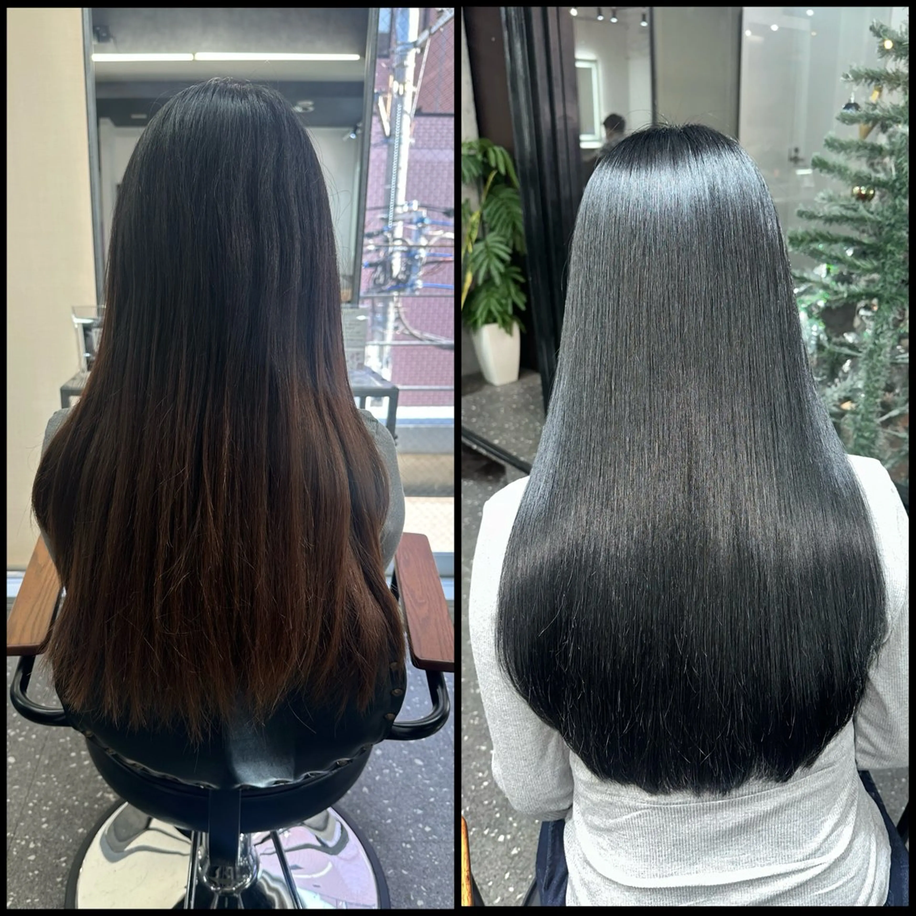 ロング カラー パーマ カット ヘアカラー 縮毛矯正 トリートメント 髪質改善⭐️縮毛矯正 中野⭐️Rinaのヘアスタイル