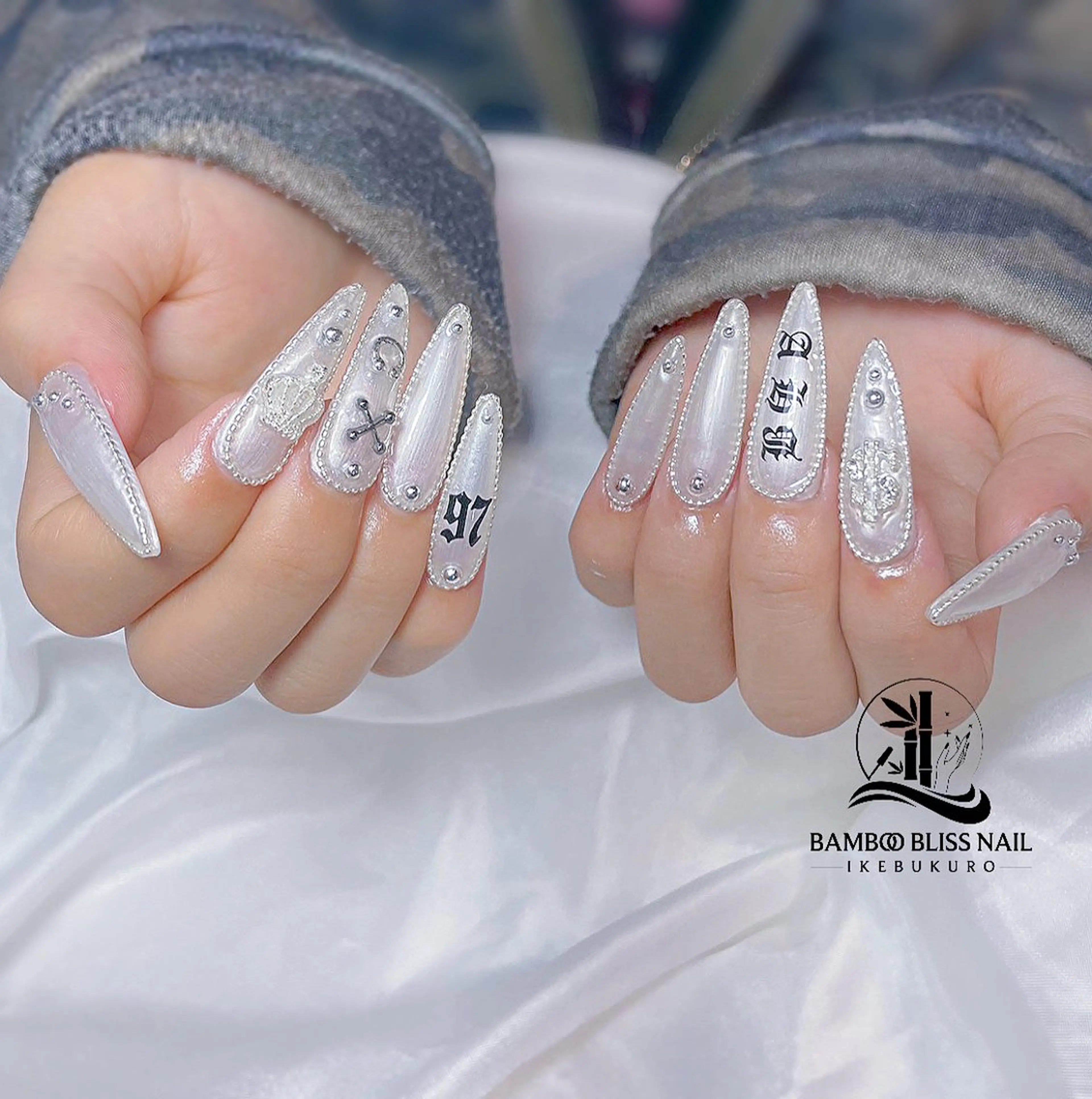ネイル BAMBOO BLISS 研修用のネイルデザイン