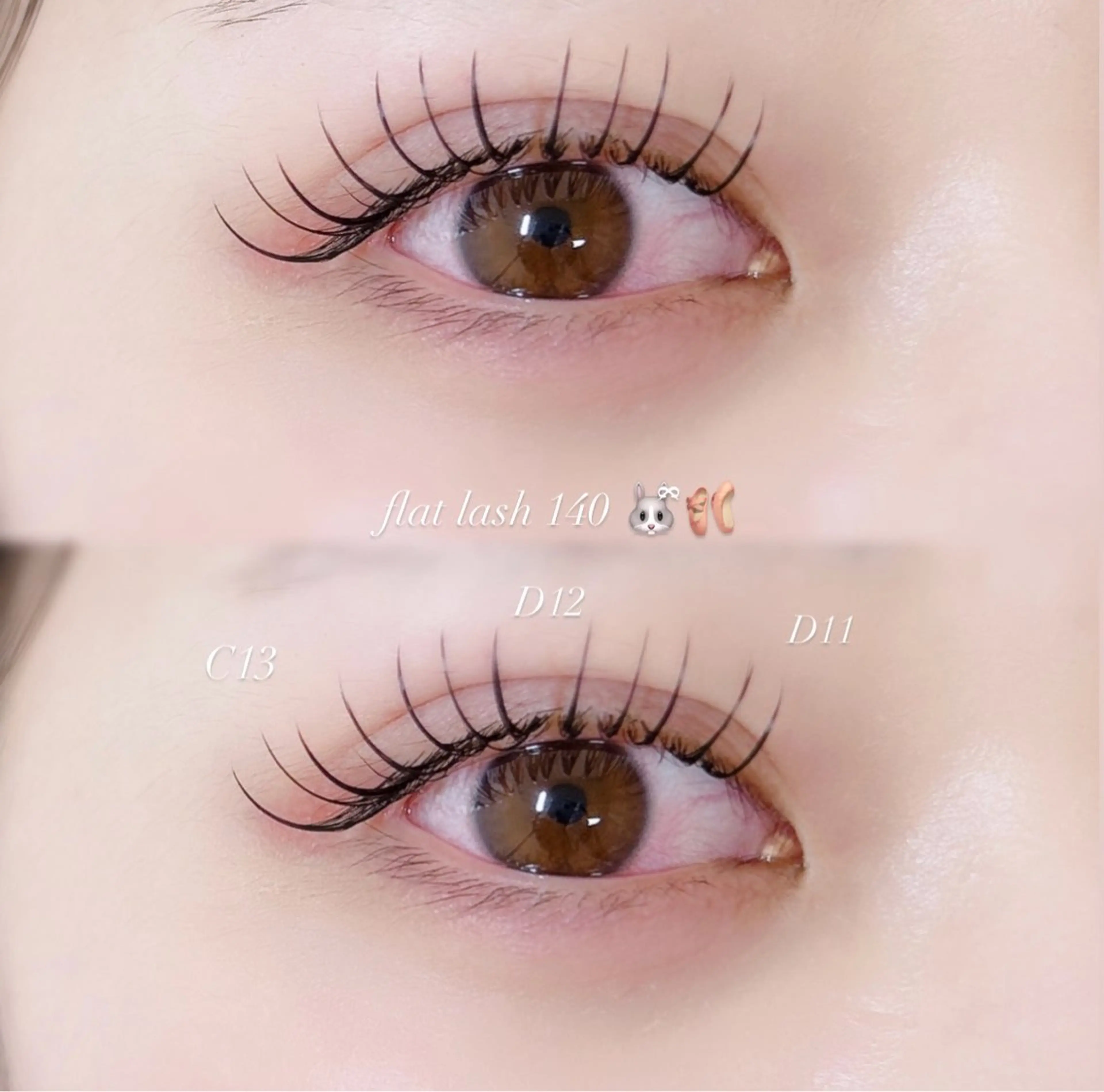 マツエク・マツパ フラットラッシュ le'a first所属・china ❤︎のマツエク・マツパデザイン