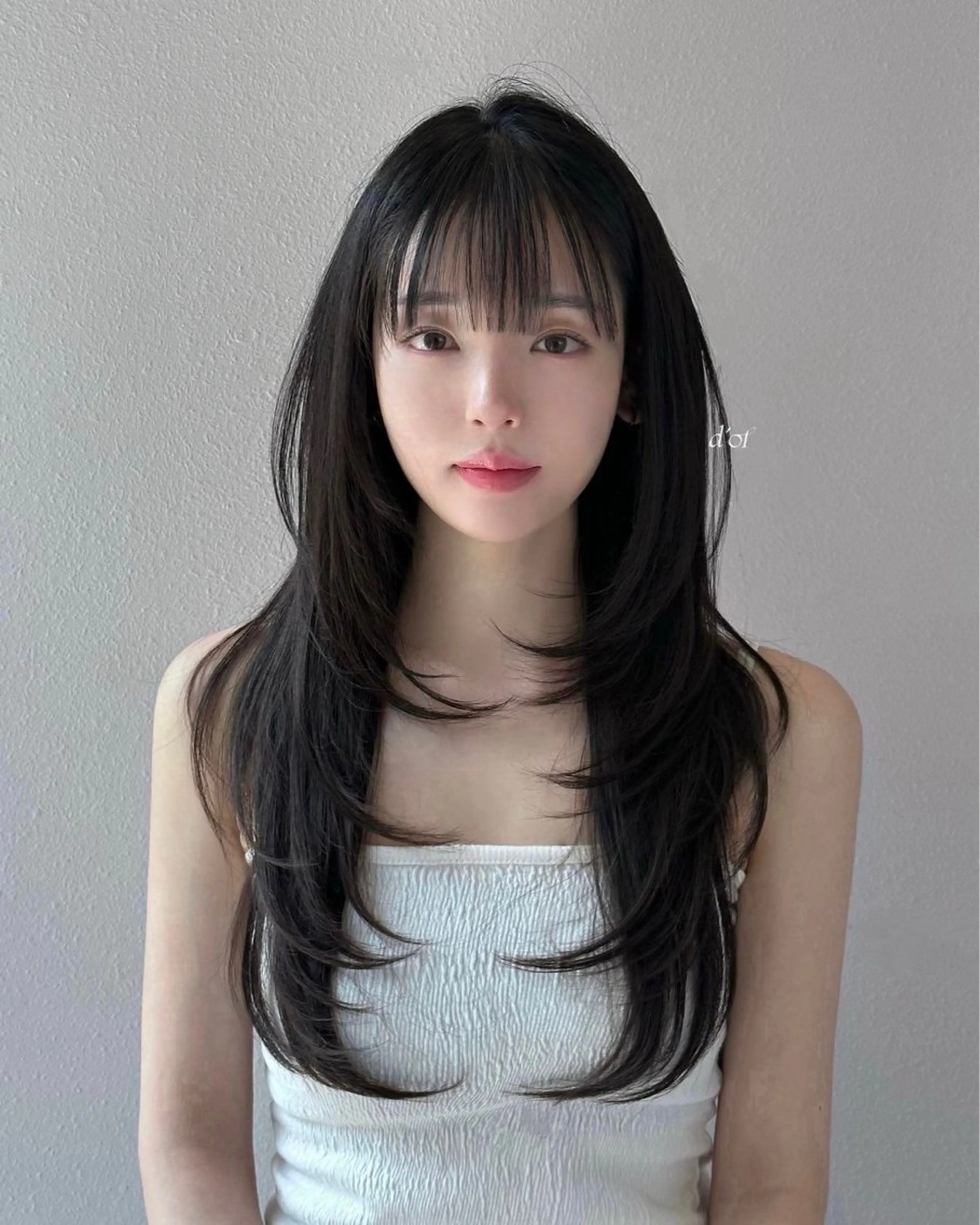 ロング ハッシュカット Wehlen所属・透明感カラー🌟 keisukeのヘアスタイル