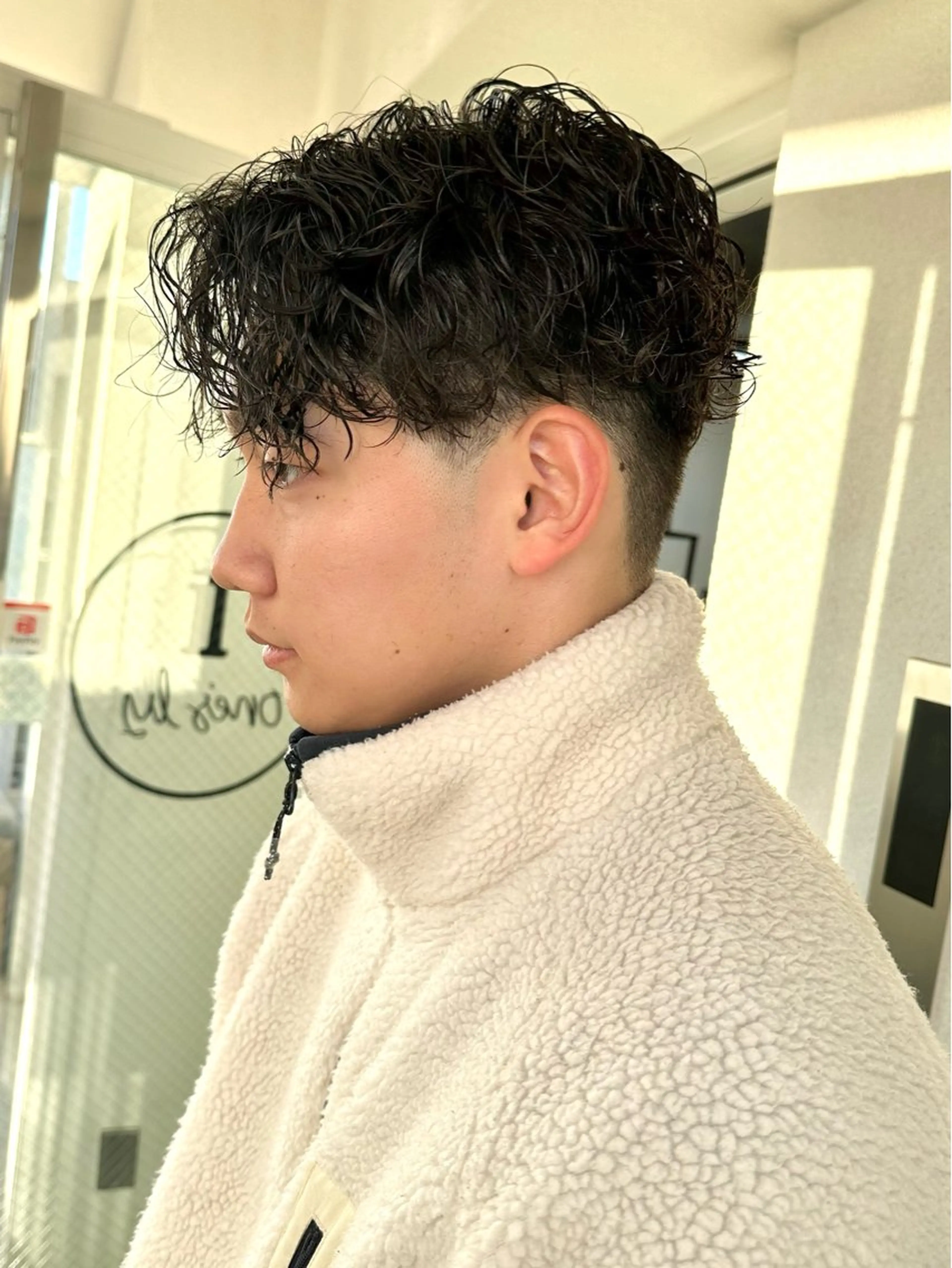 ミディアム パーマ メンズ カット パーマ トリートメント メンズ似合わせ🪞 リピート率No.1のヘアスタイル