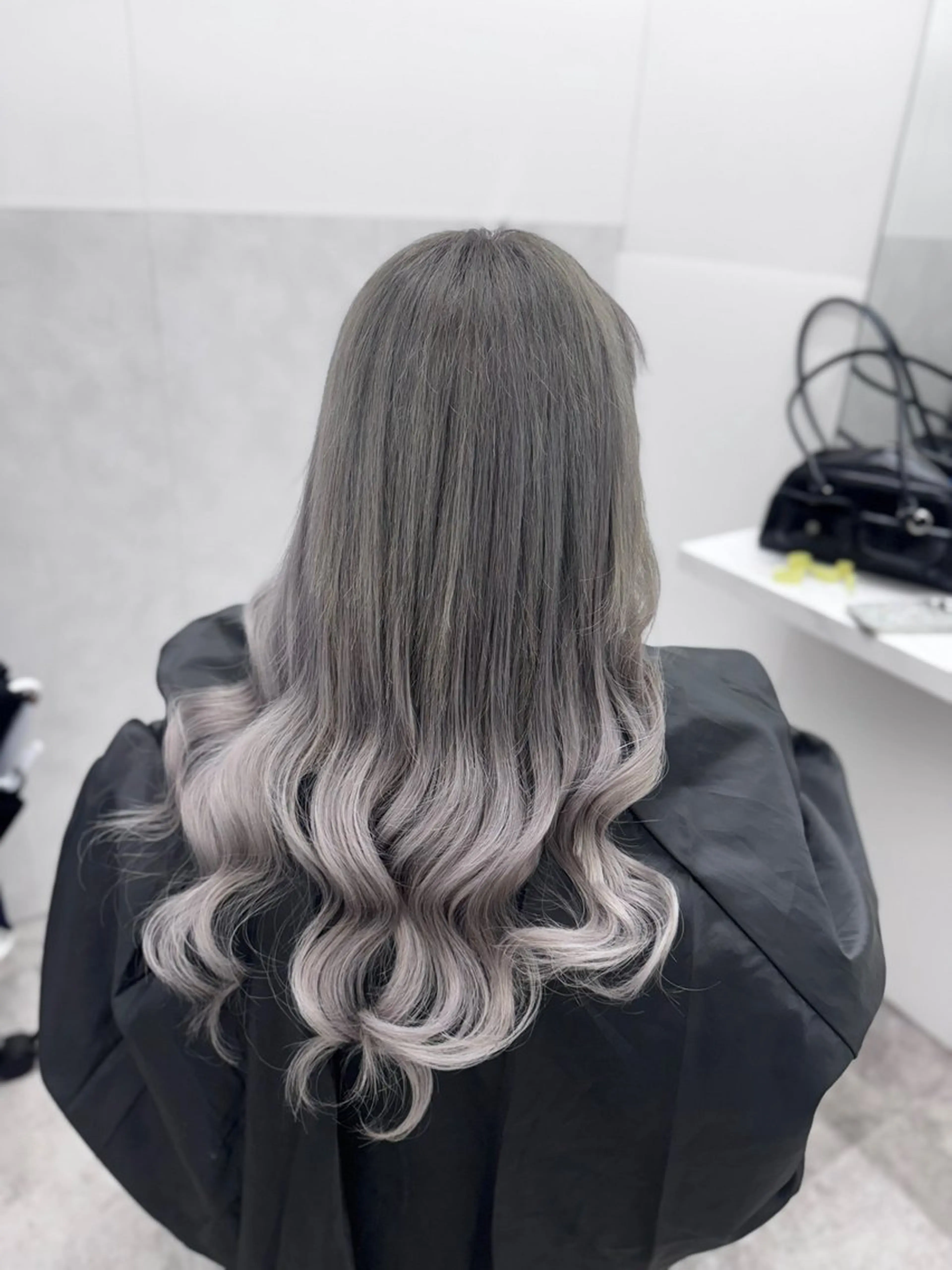 ロング カラー カット ヘアカラー エクステ 魅力引き出しヘア🐾 るくものヘアスタイル