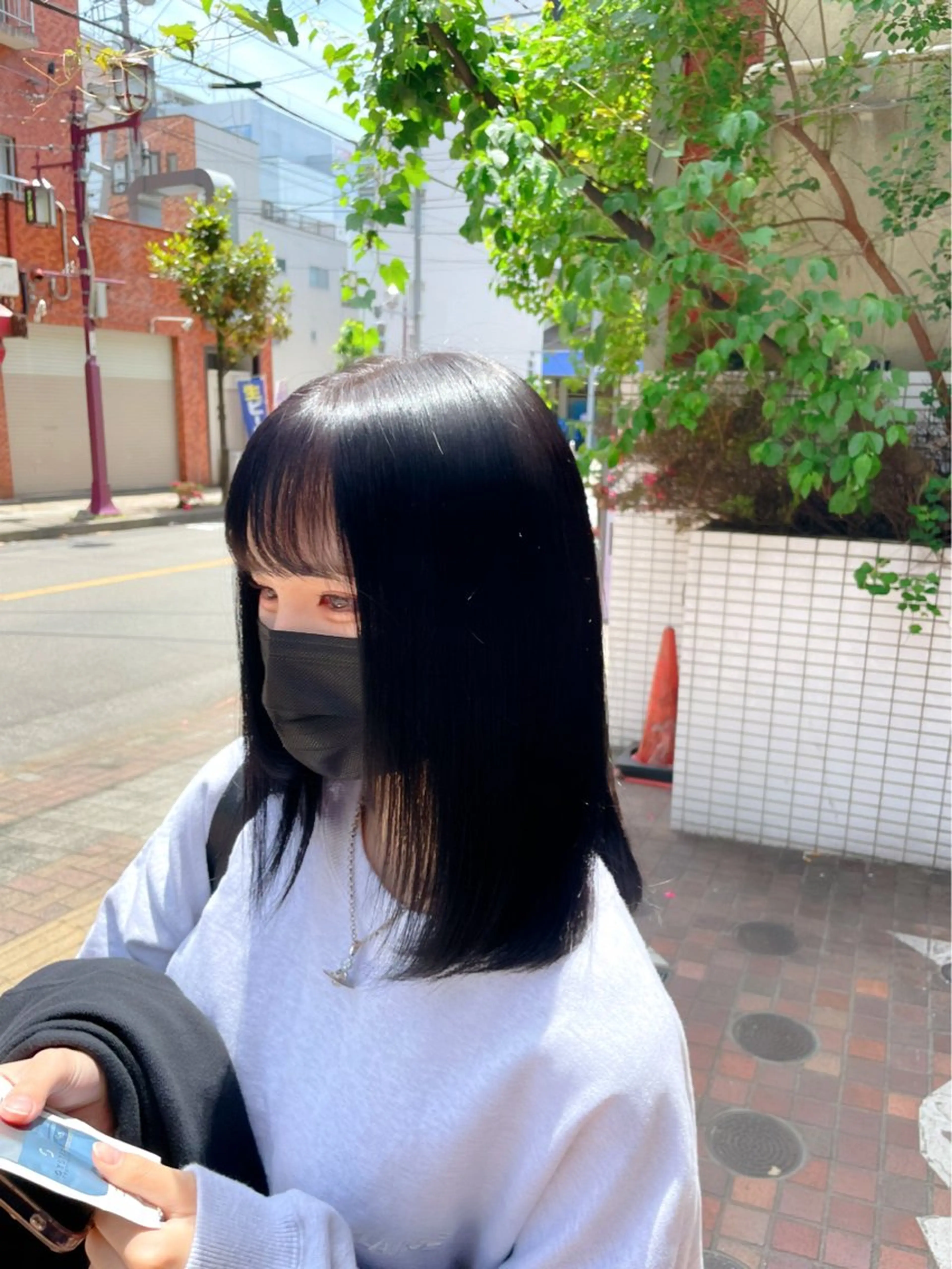 ミディアム 無料ショートモデル 募集中❗️秋山ひらいのヘアスタイル