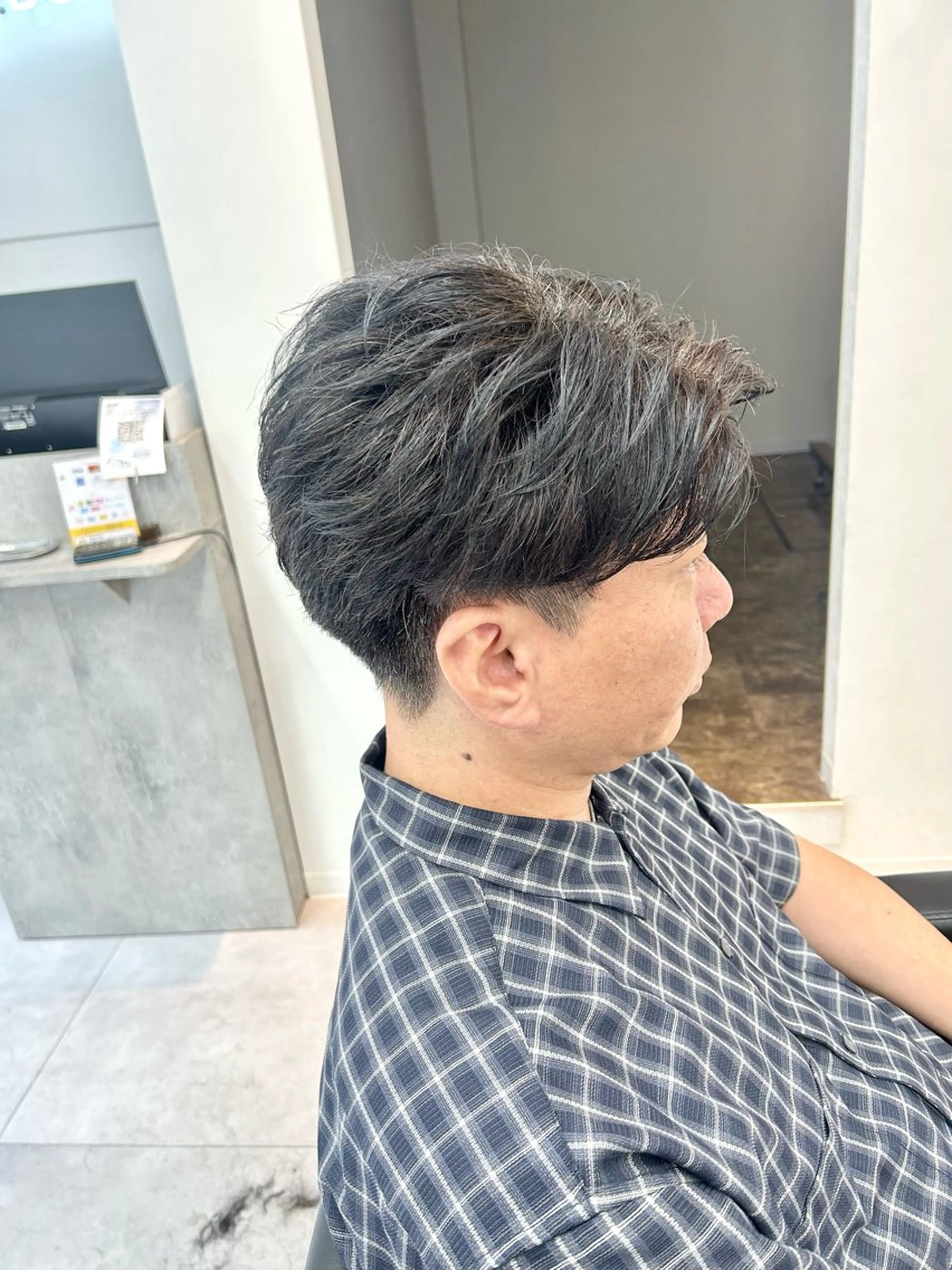 ショート パーマ メンズ 女性目線で作るメンズ パーマ☑️/Renaのヘアスタイル