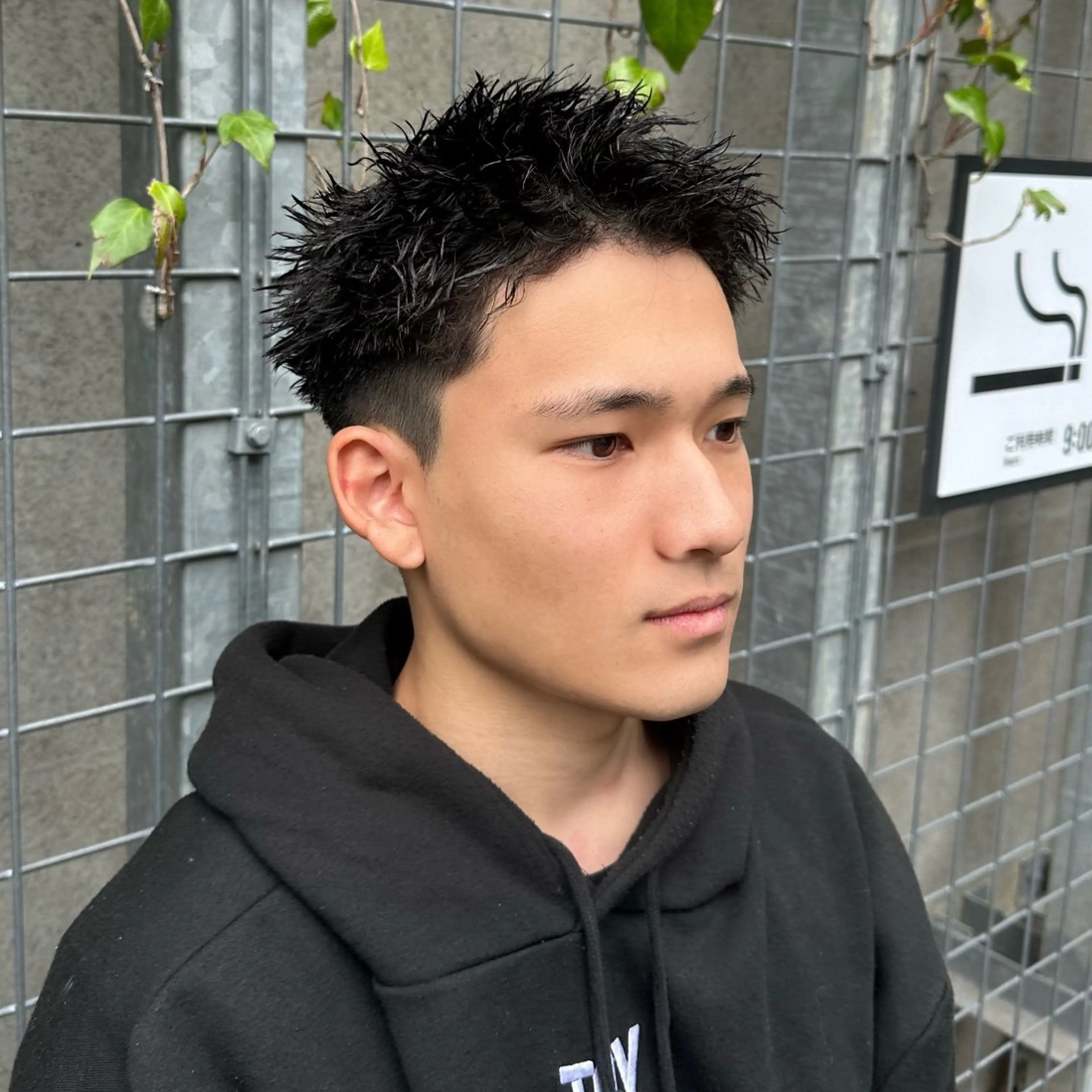 ショート パーマ メンズ メンズパーマ スパイキーショート メンズツイストパーマ ショートヘア ツイストパーマ カット パーマ トリートメント ツイスパ/メンズ パーマ/歩夢のヘアスタイル