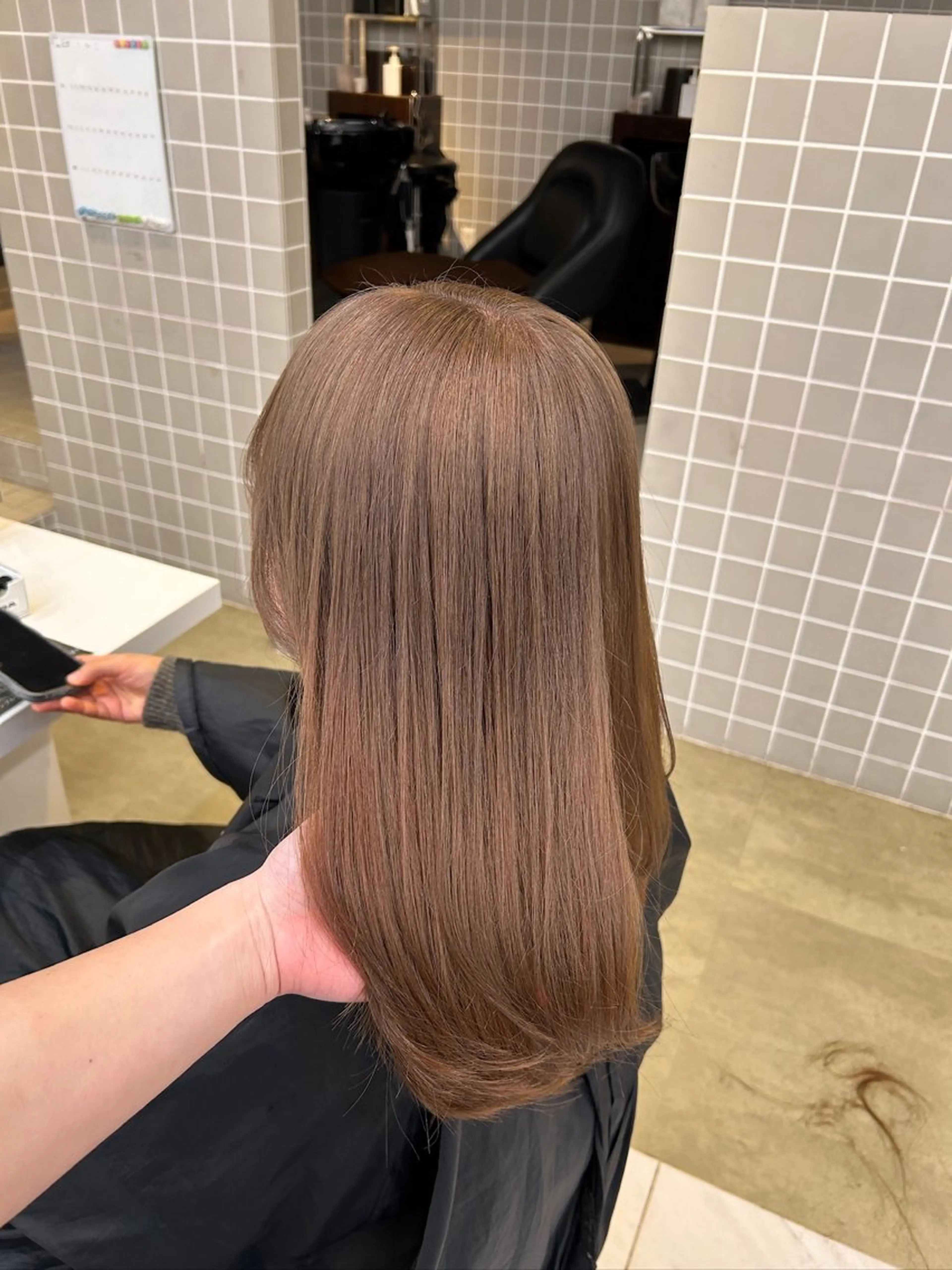 カラー カット ヘアカラー トリートメント ヘッドスパ ヘアセット 🥯縮毛/レイヤー/ ベージュヘア🥯のヘアスタイル