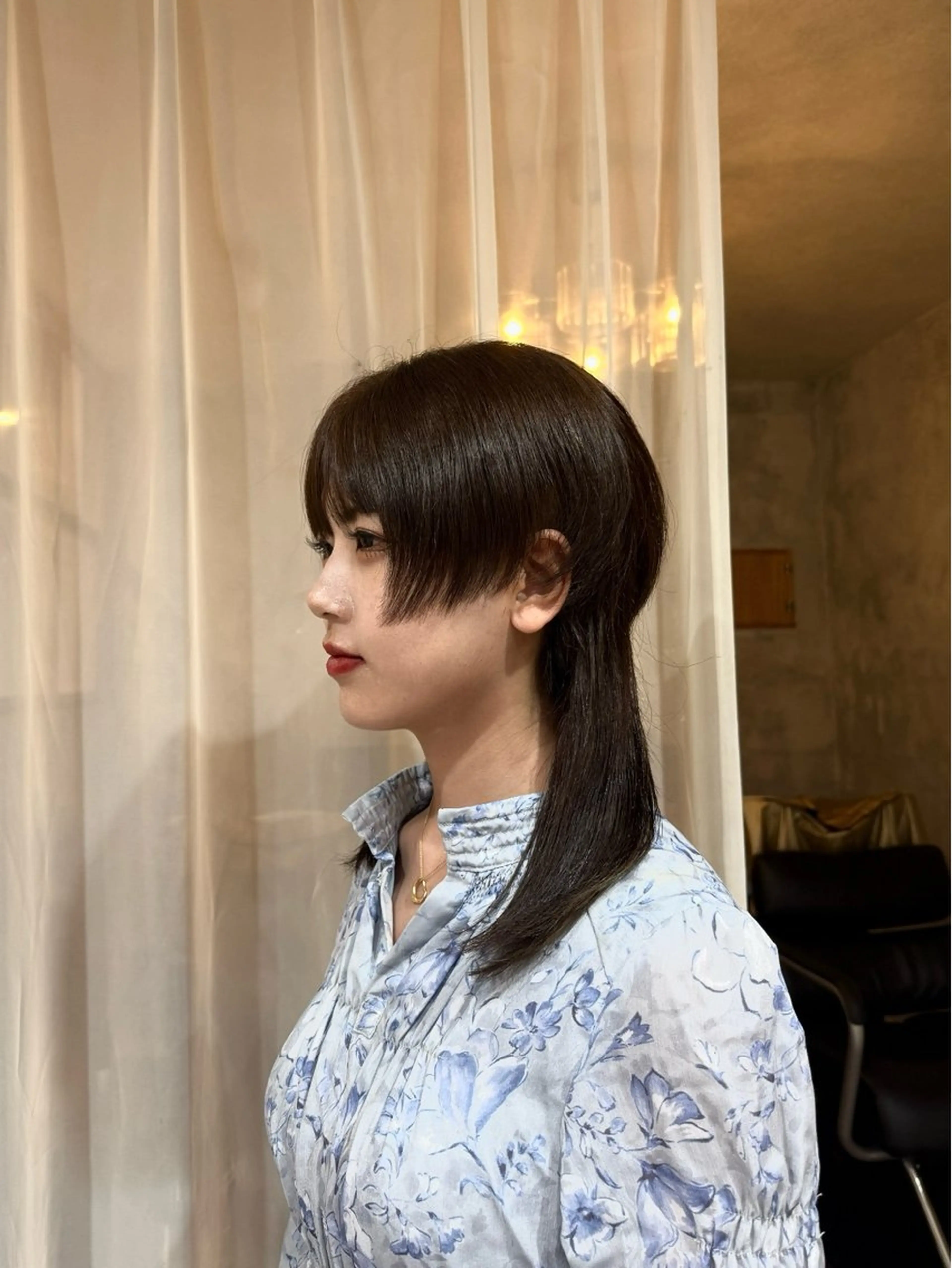 ミディアム カット ヘアカラー トリートメント 木村 心海☆明石のヘアスタイル