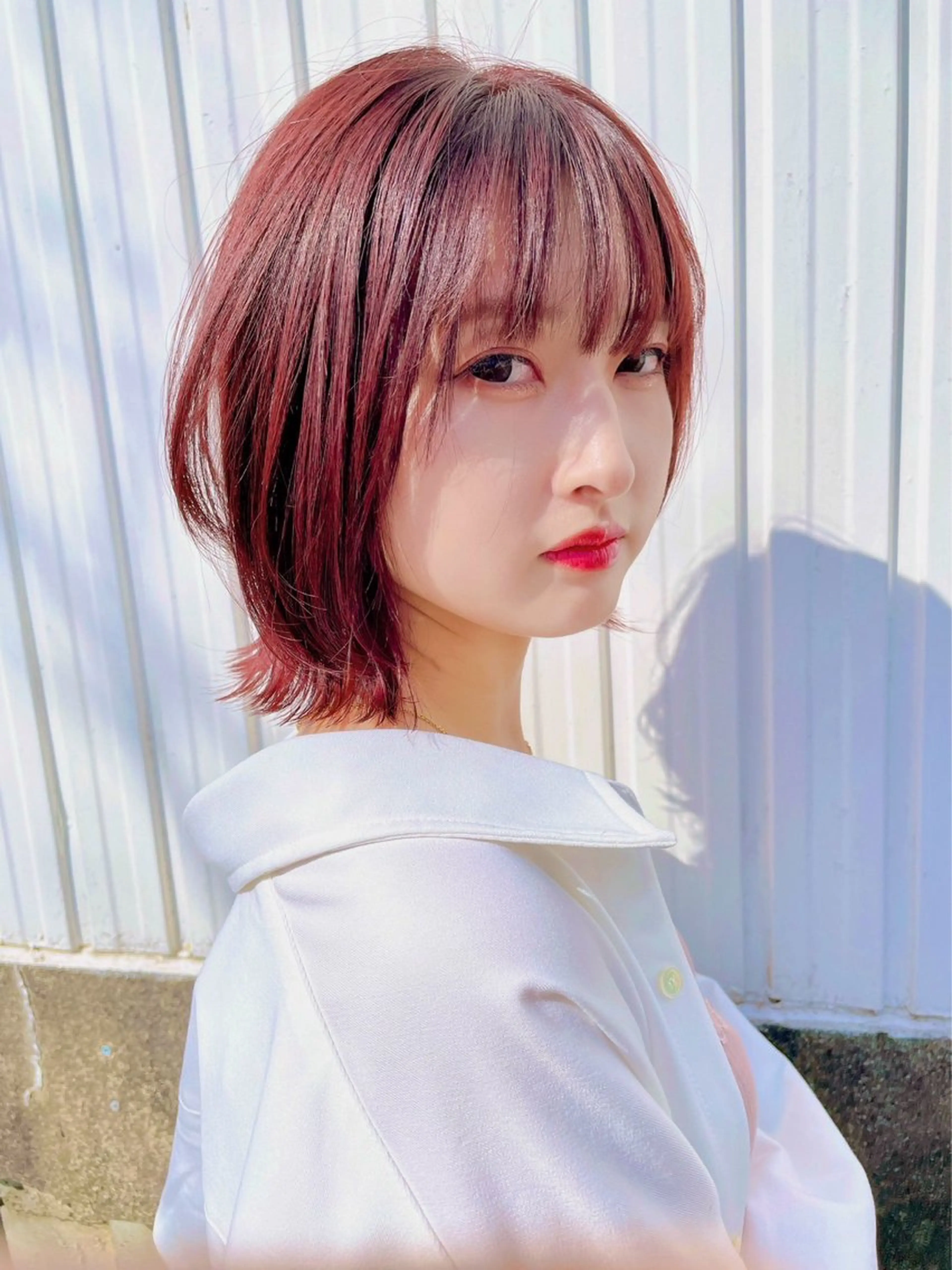 ミディアム 韓国ヘア⭐️石原 宏武⭐️のヘアスタイル