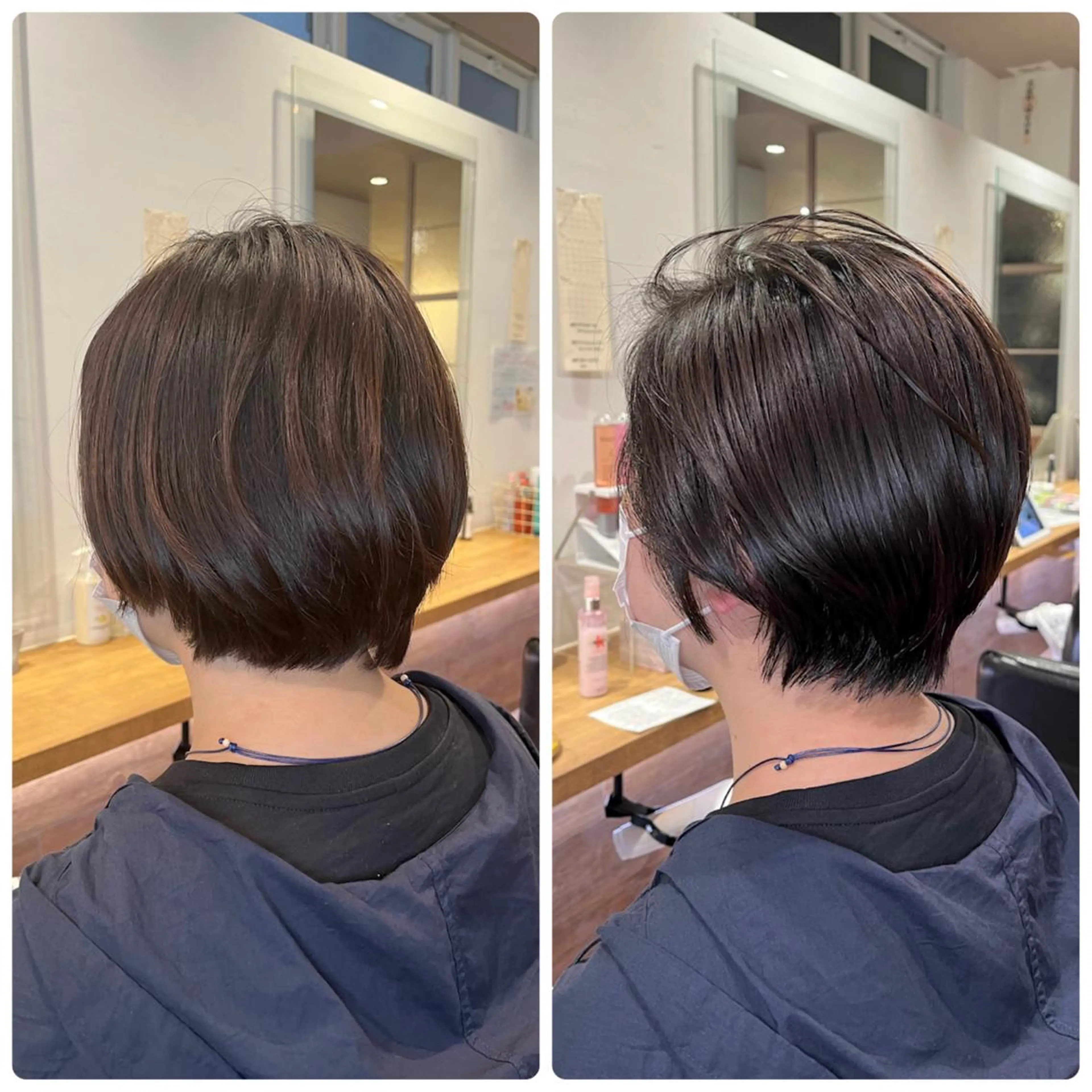 ショート コテ巻きパーマ/韓国 パーマ/佐野のヘアスタイル