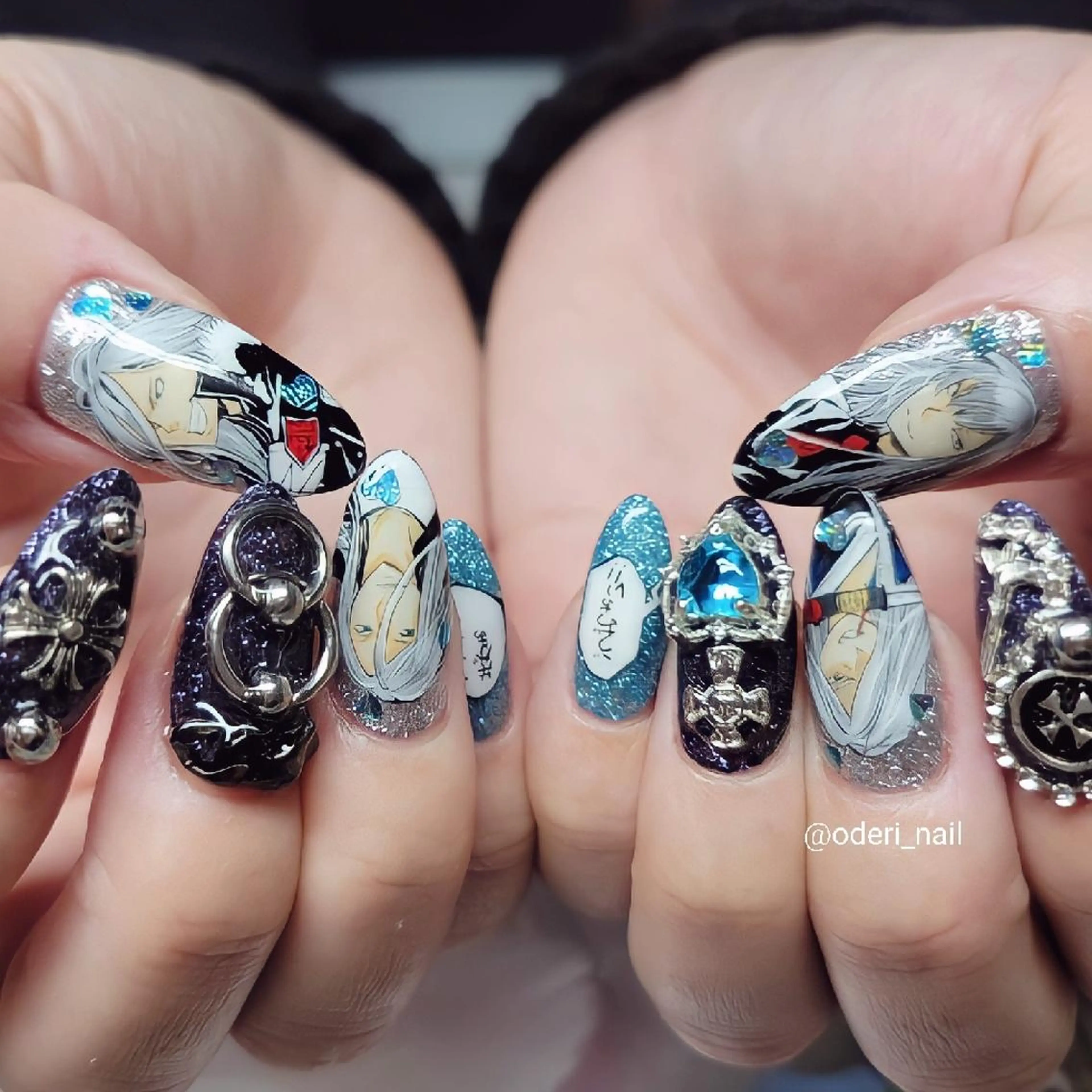 ネイル アートネイル ジェルネイル おで@ oderi_nailのネイルデザイン