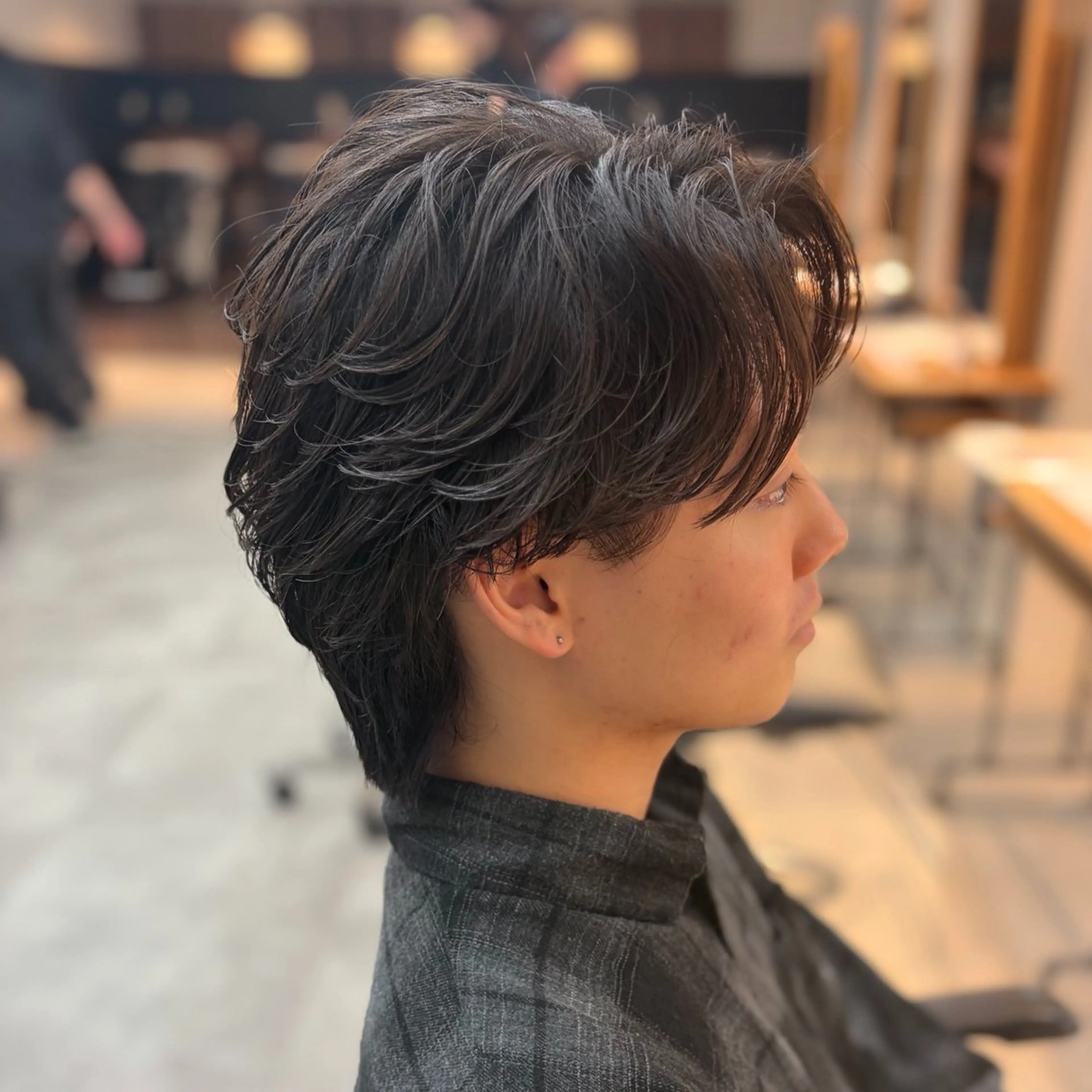 パーマ メンズ センターパート メンズパーマ ニュアンスパーマ カット パーマ 男の理想を叶える🔥 メンズパーマ特化｜関のヘアスタイル