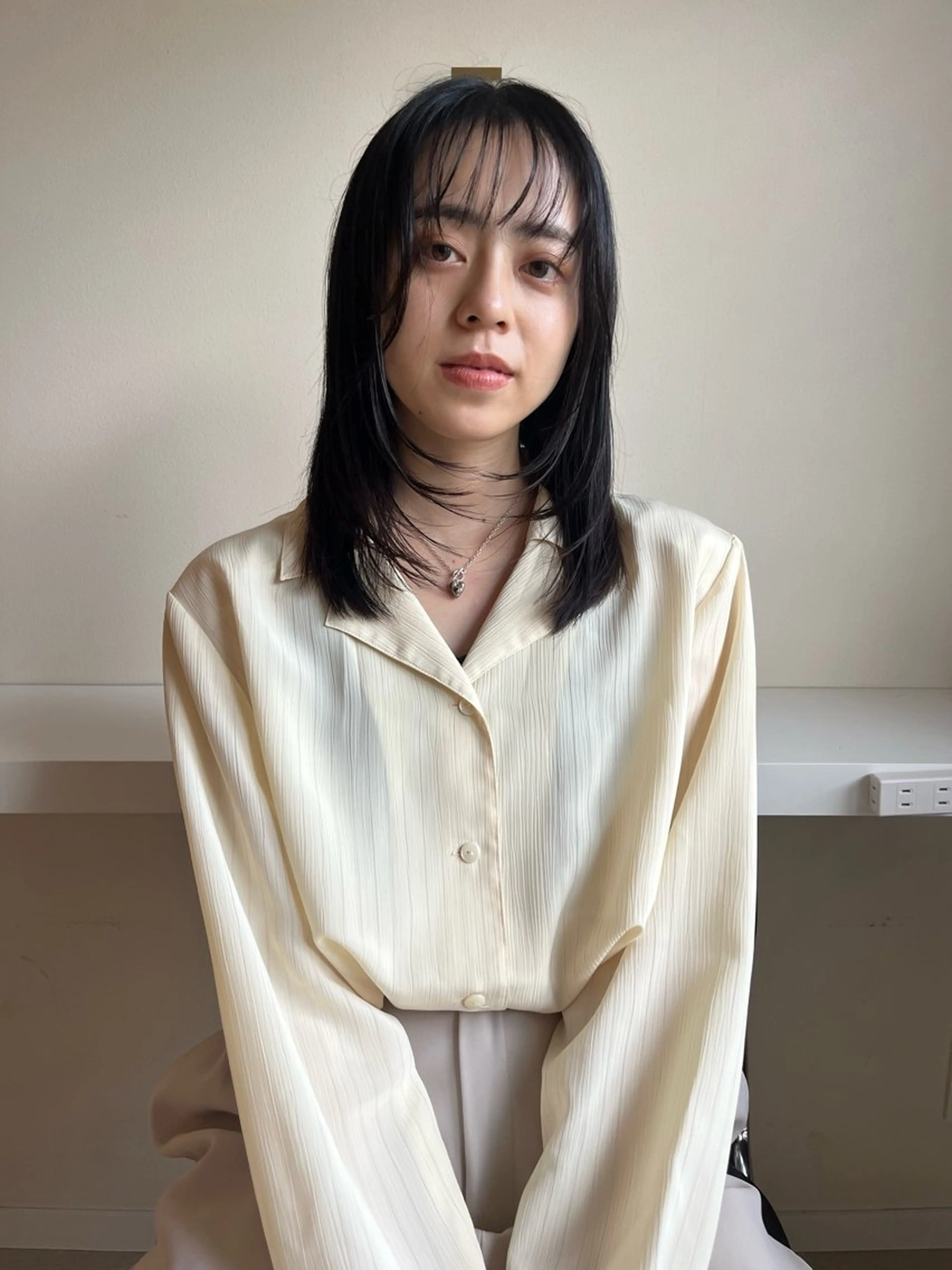 ミディアム pu+on. nailworks所属・fuyumi / ニュアンスネイルのネイルデザイン