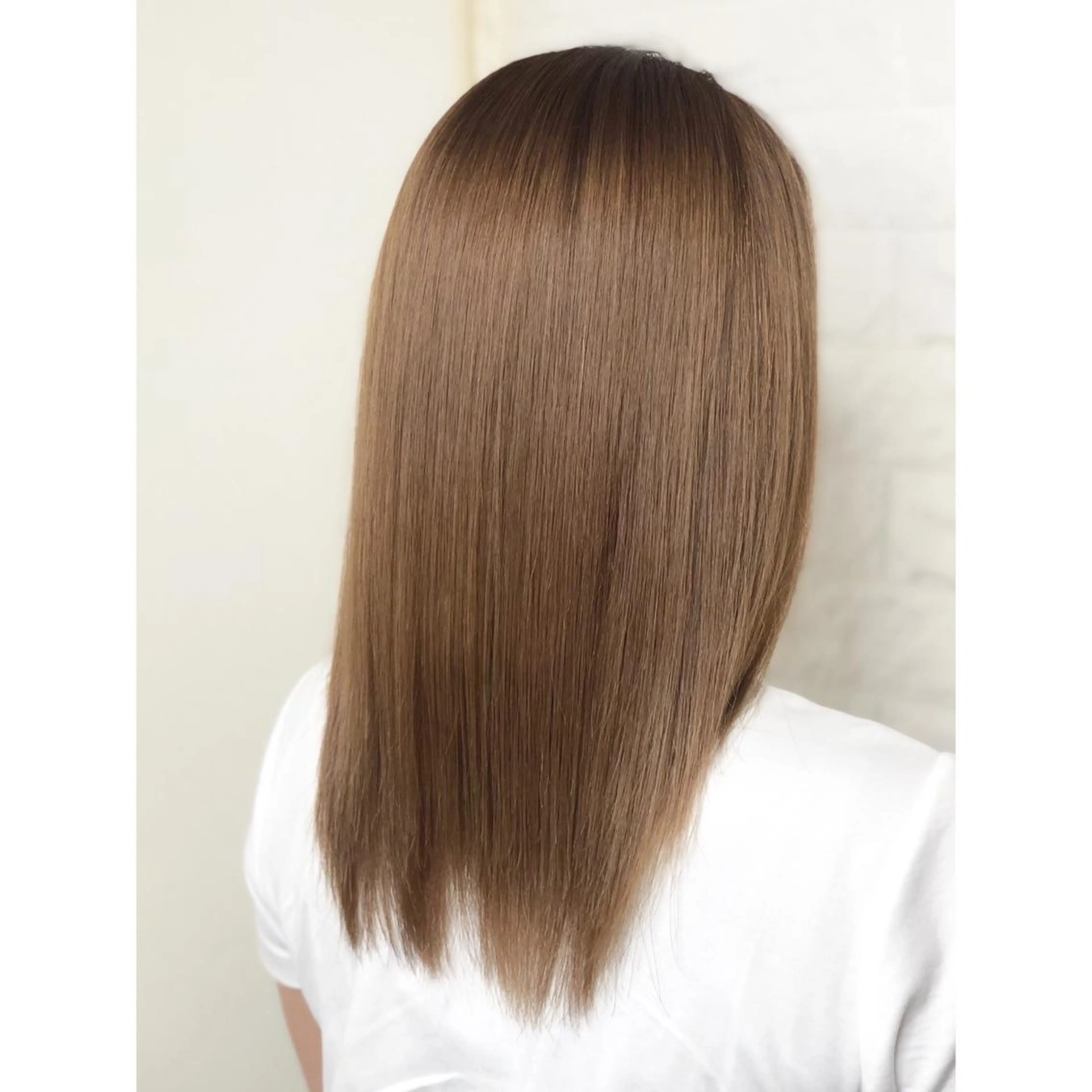 ミディアム パーマ 髪質改善 縮毛矯正 ストレートパーマ KIZU 髪質改善 オカルト怪談のヘアスタイル