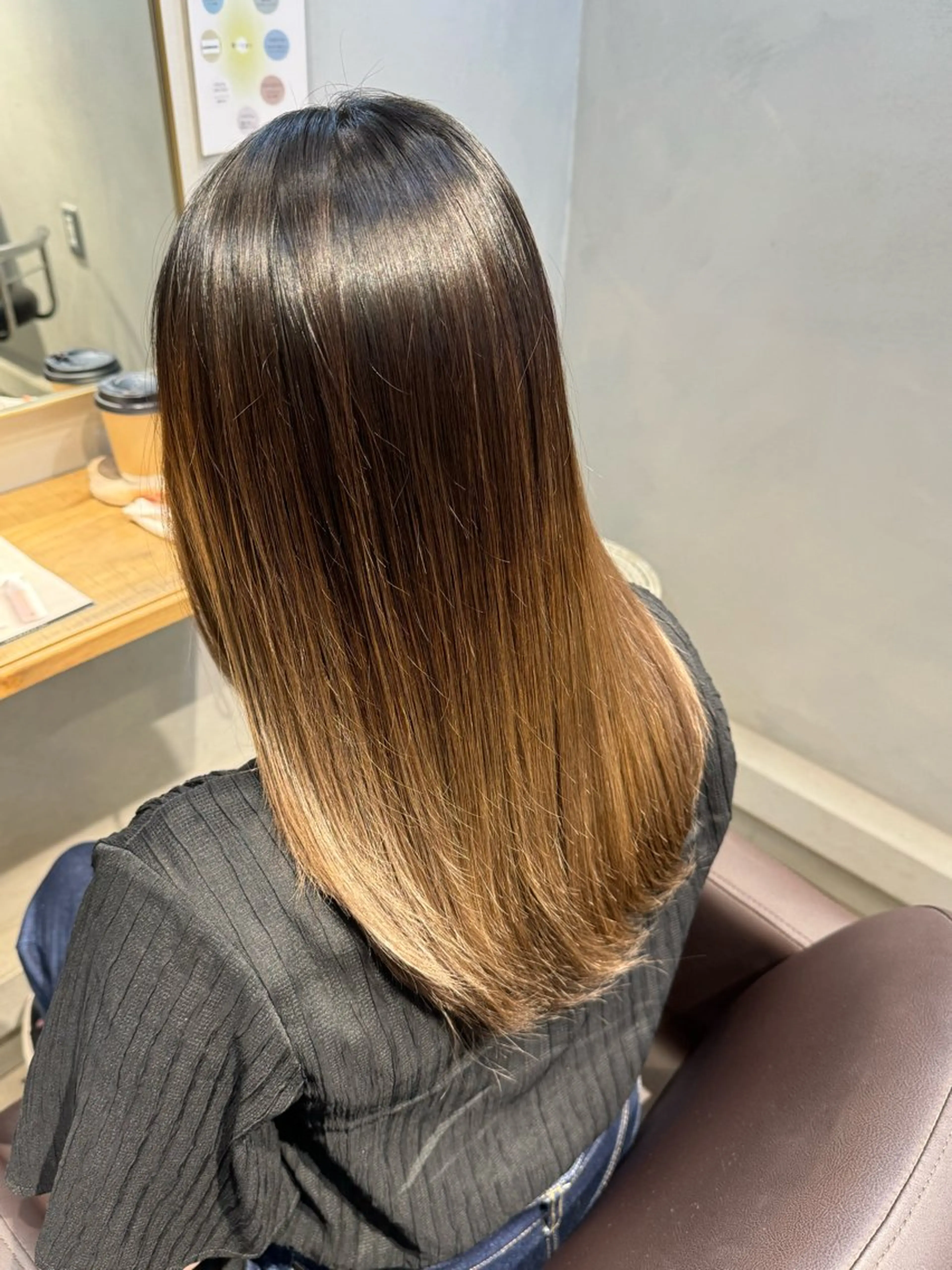 カラー 🫧もも /艶カラー/髪質改善のヘアスタイル