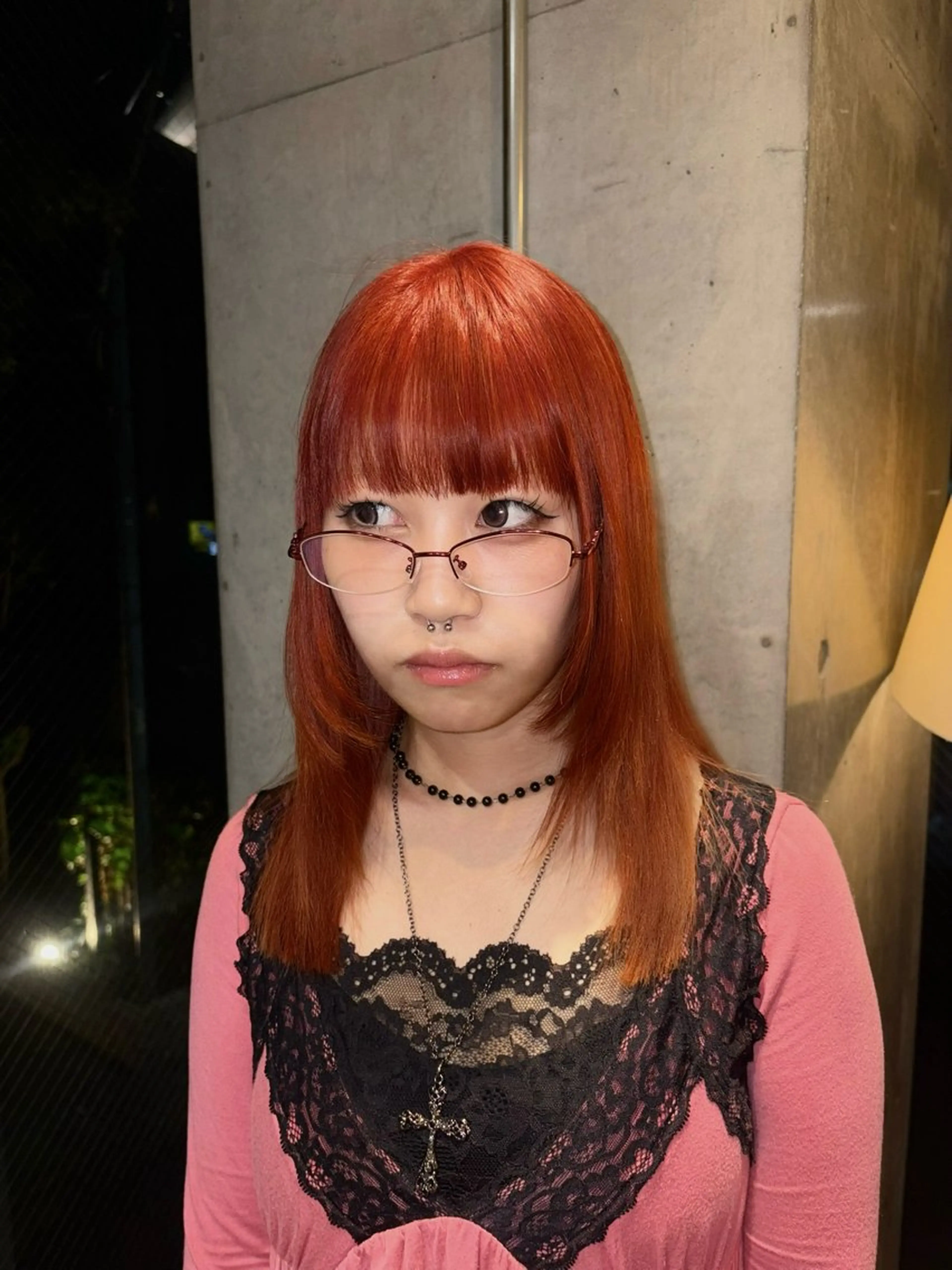 ミディアム カット ヘアカラー ANDREY RISAのヘアスタイル