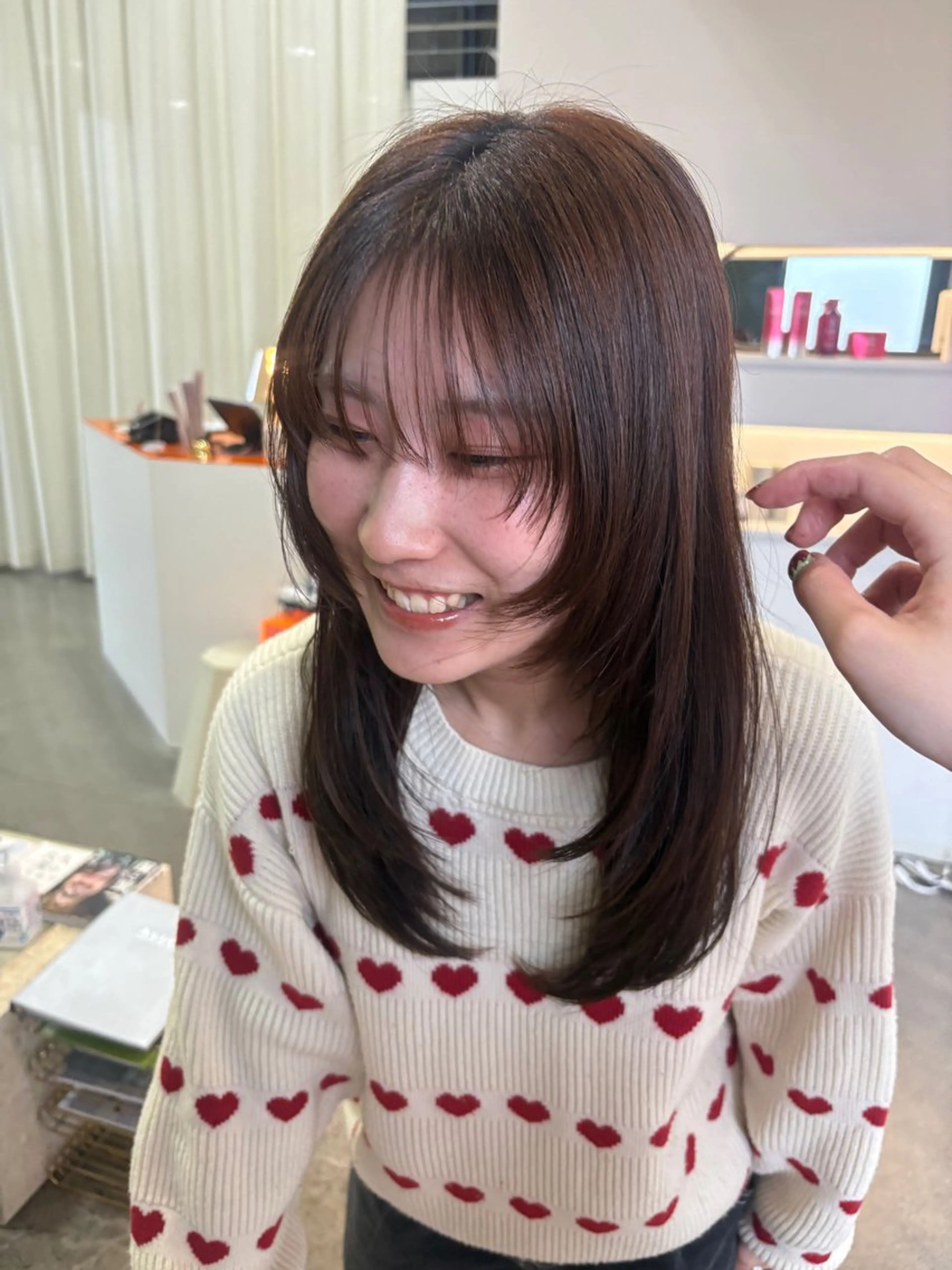 ミディアム EDAME/ 心奈のヘアスタイル