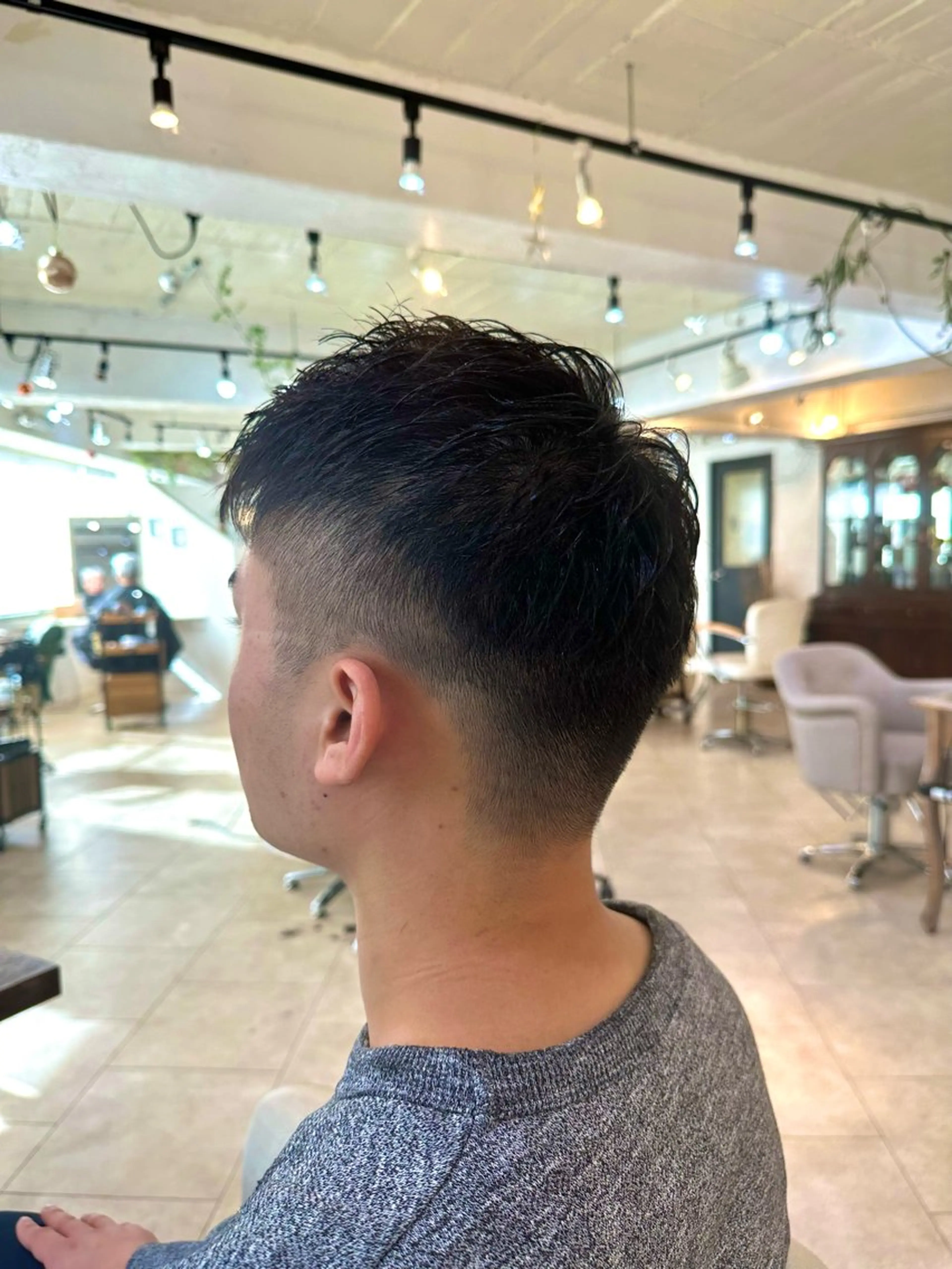 メンズ スパイキー/ ピンパーマ/緑川雄也のヘアスタイル