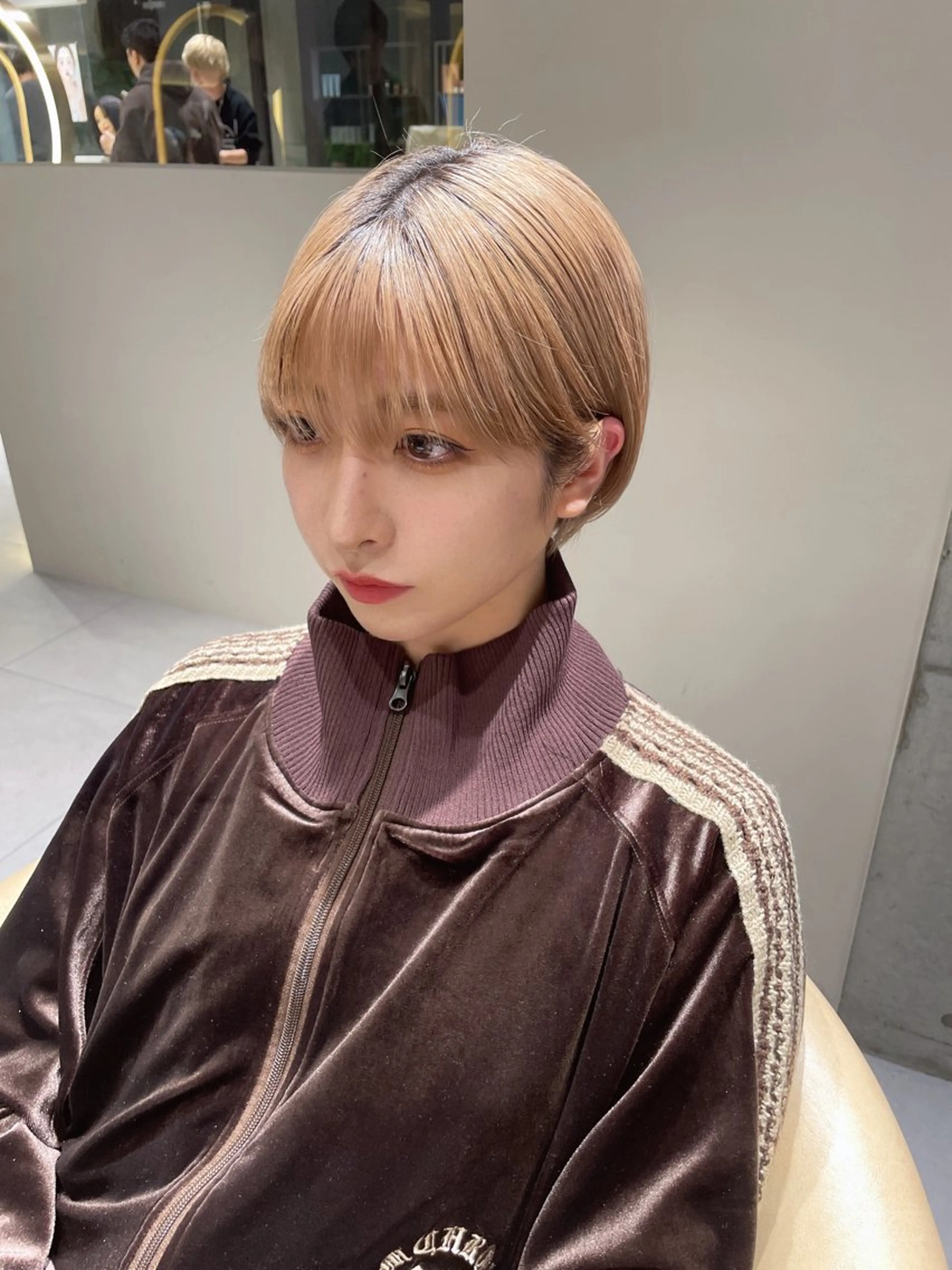 ショート カラー ハイトーンヘア れおん🌙のヘアスタイル