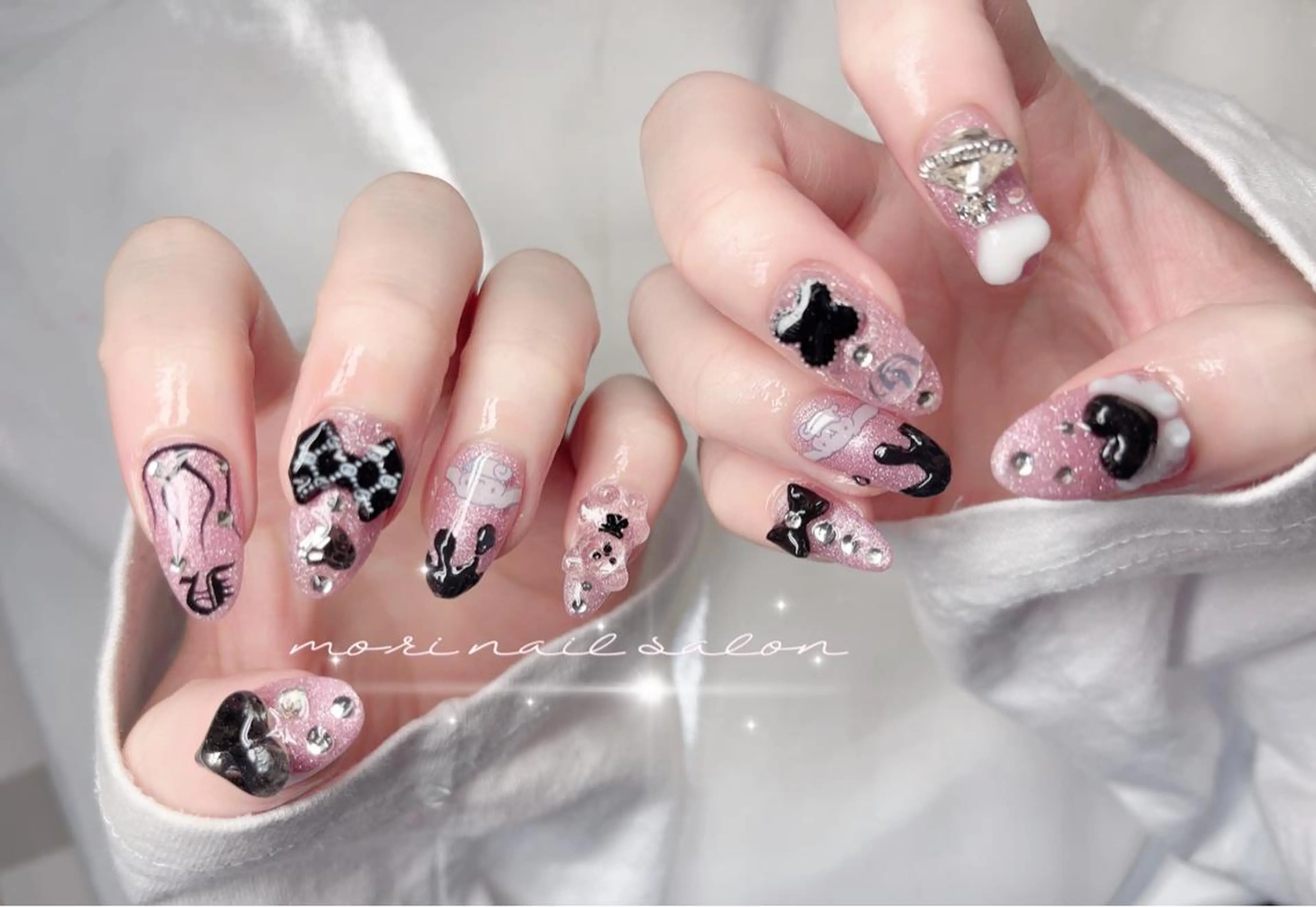 ネイル ハンドネイル 森 ネイルサロンのネイルデザイン