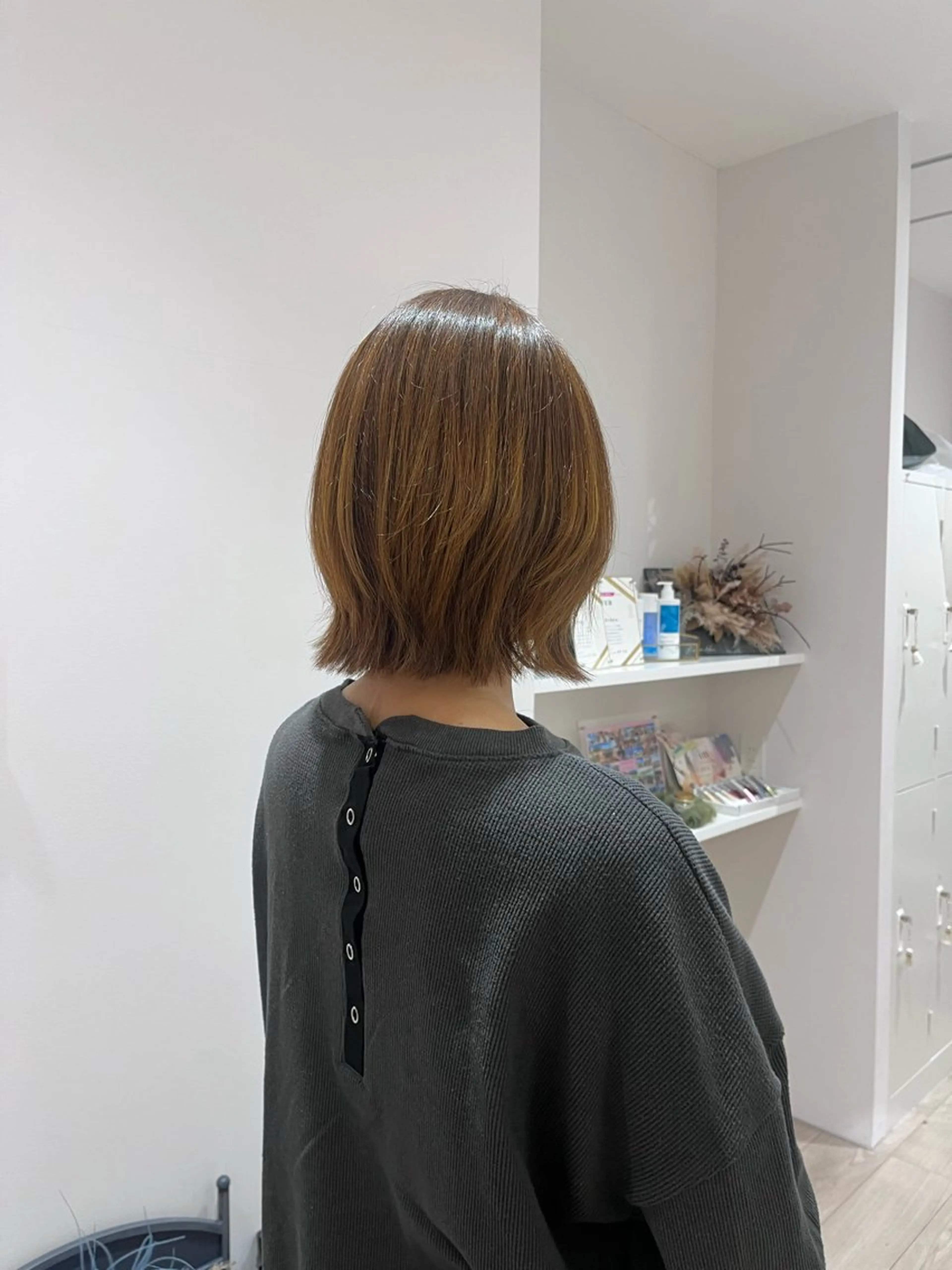 ミディアム Rosierbleu 道正のヘアスタイル