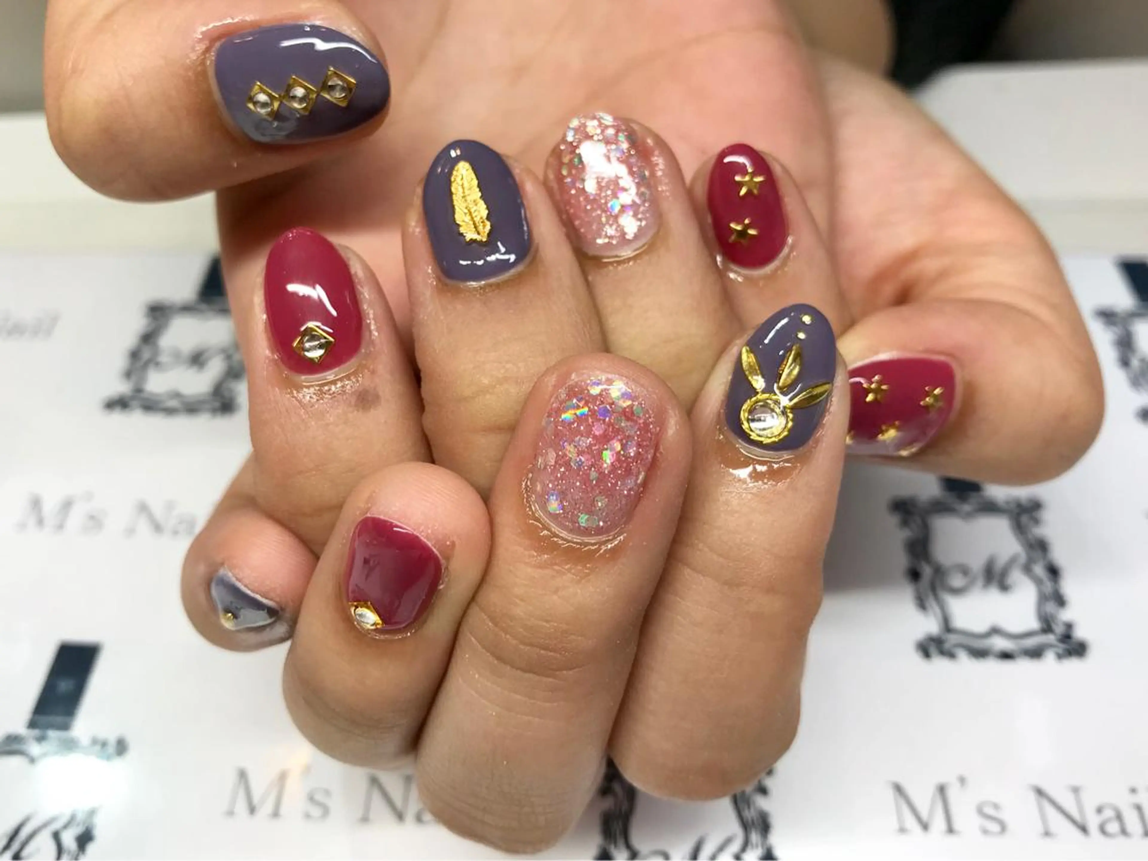 ネイル ラメ(グリッター) M's nail所属・M's nail ..のネイルデザイン