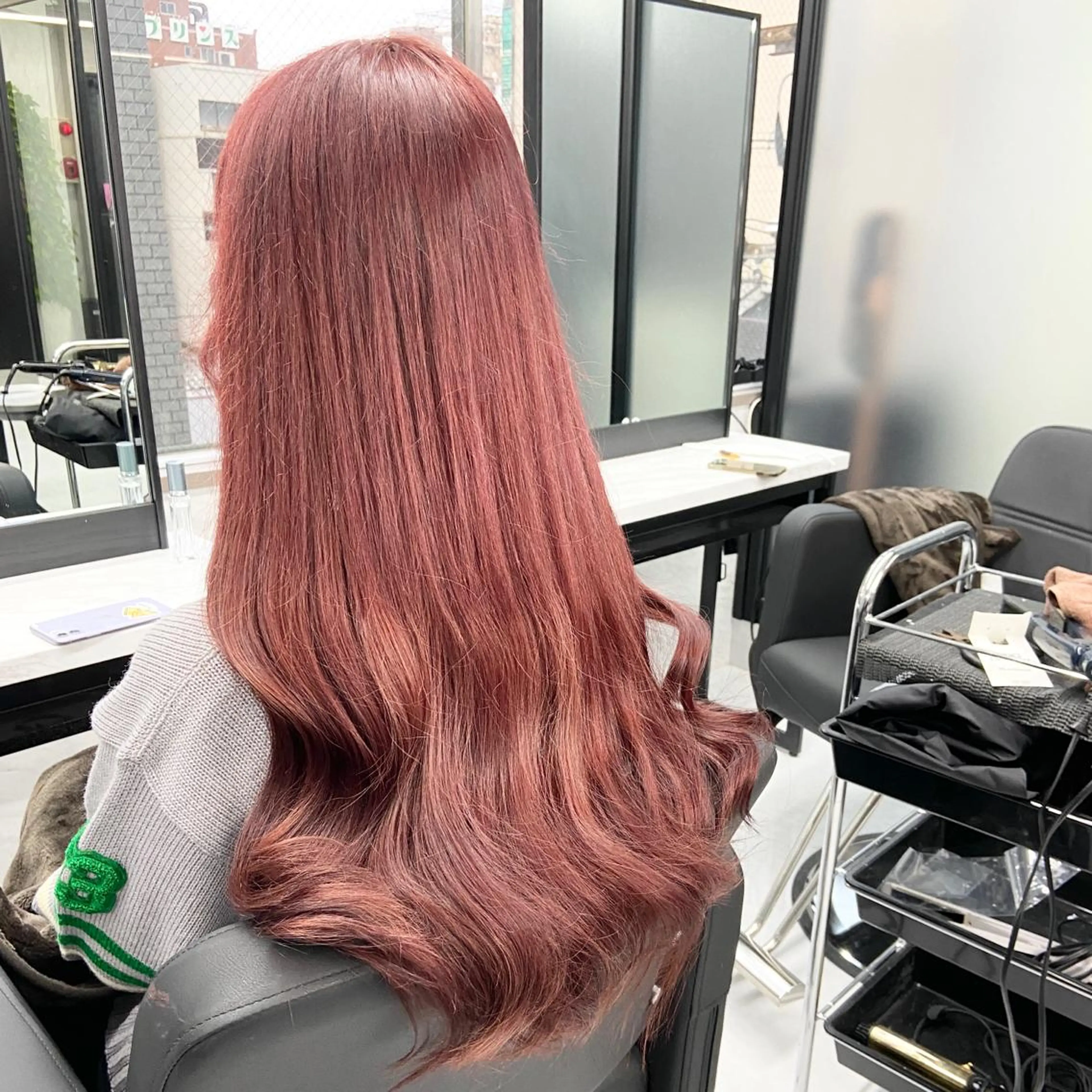 ロング カラー ハイトーンカラー ミルボンAujua認定サロン Ria  OSAKA 梅田所属・メンズ特化/ マンツーマン/Ryuのヘアスタイル